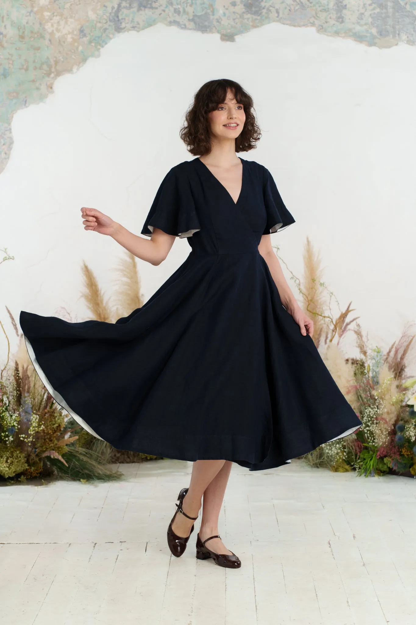 Wrap Dress, Butterfly Sleeve sold by Son de Flor