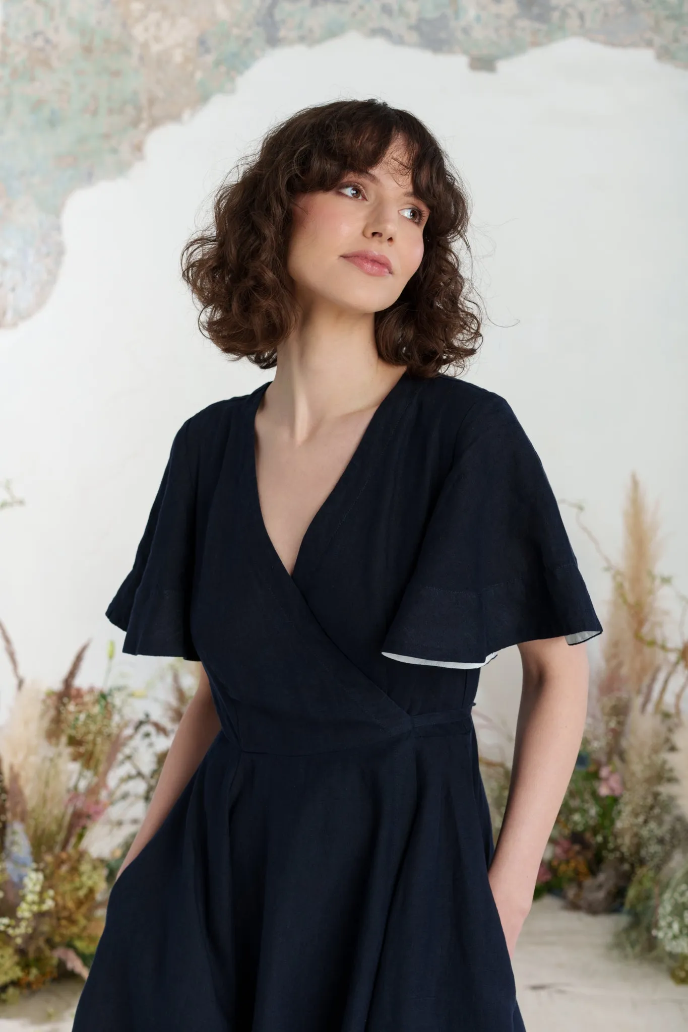 Wrap Dress, Butterfly Sleeve sold by Son de Flor product image thumbnail 2