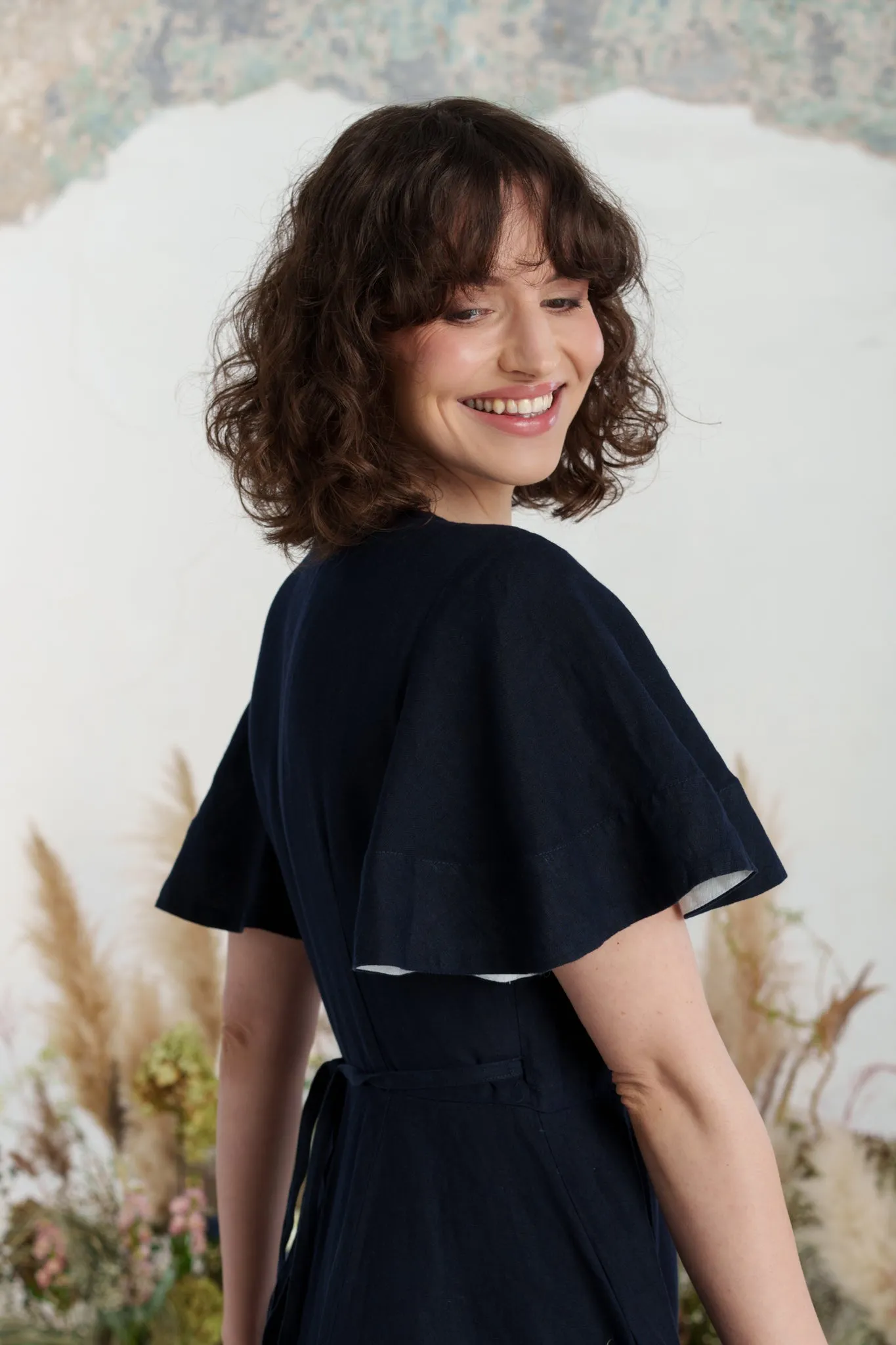 Wrap Dress, Butterfly Sleeve sold by Son de Flor product image thumbnail 4