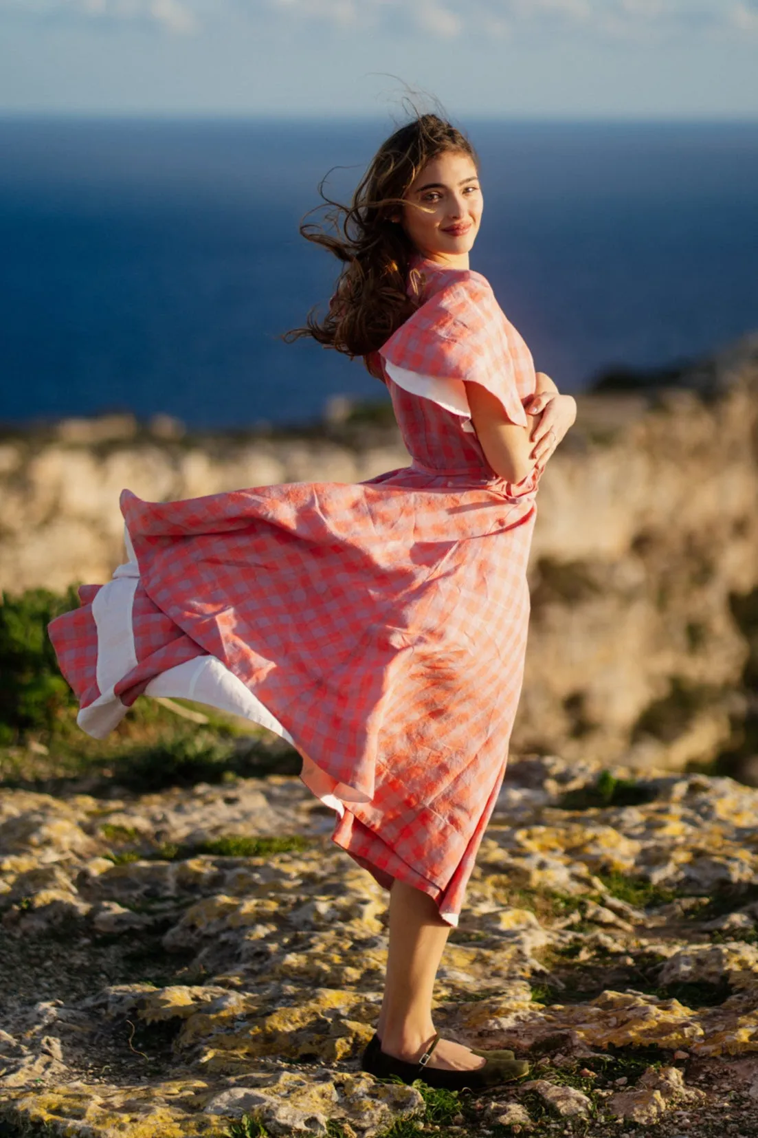 Wrap Dress, Butterfly Sleeve sold by Son de Flor