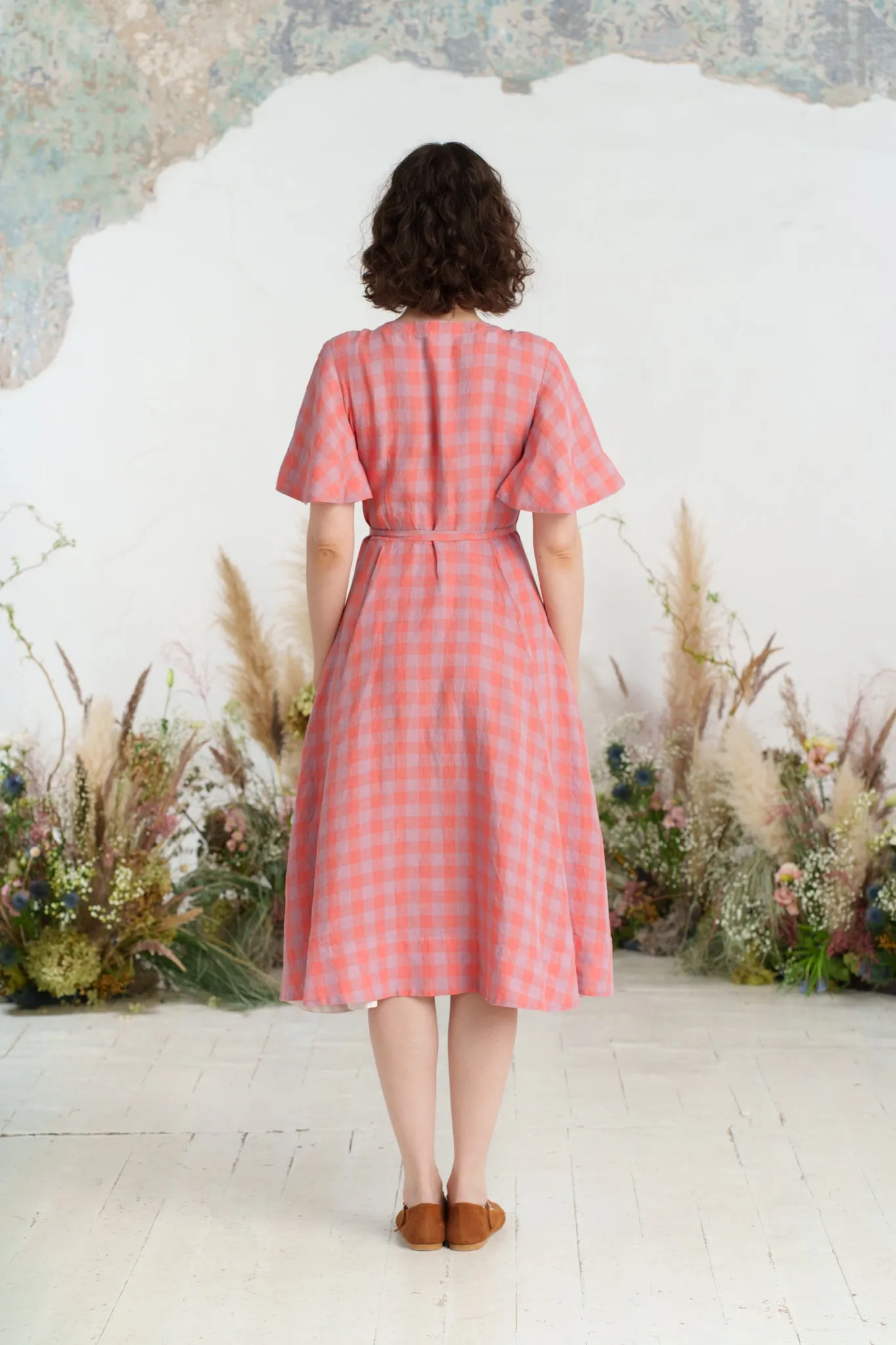 Wrap Dress, Butterfly Sleeve sold by Son de Flor product image thumbnail 4