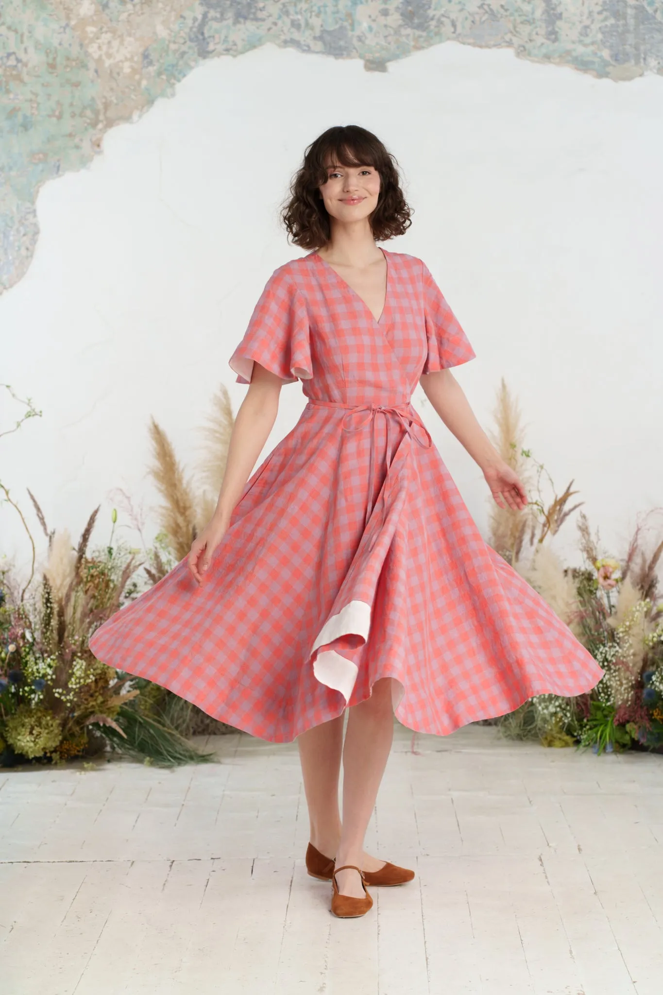 Wrap Dress, Butterfly Sleeve sold by Son de Flor product image thumbnail 2