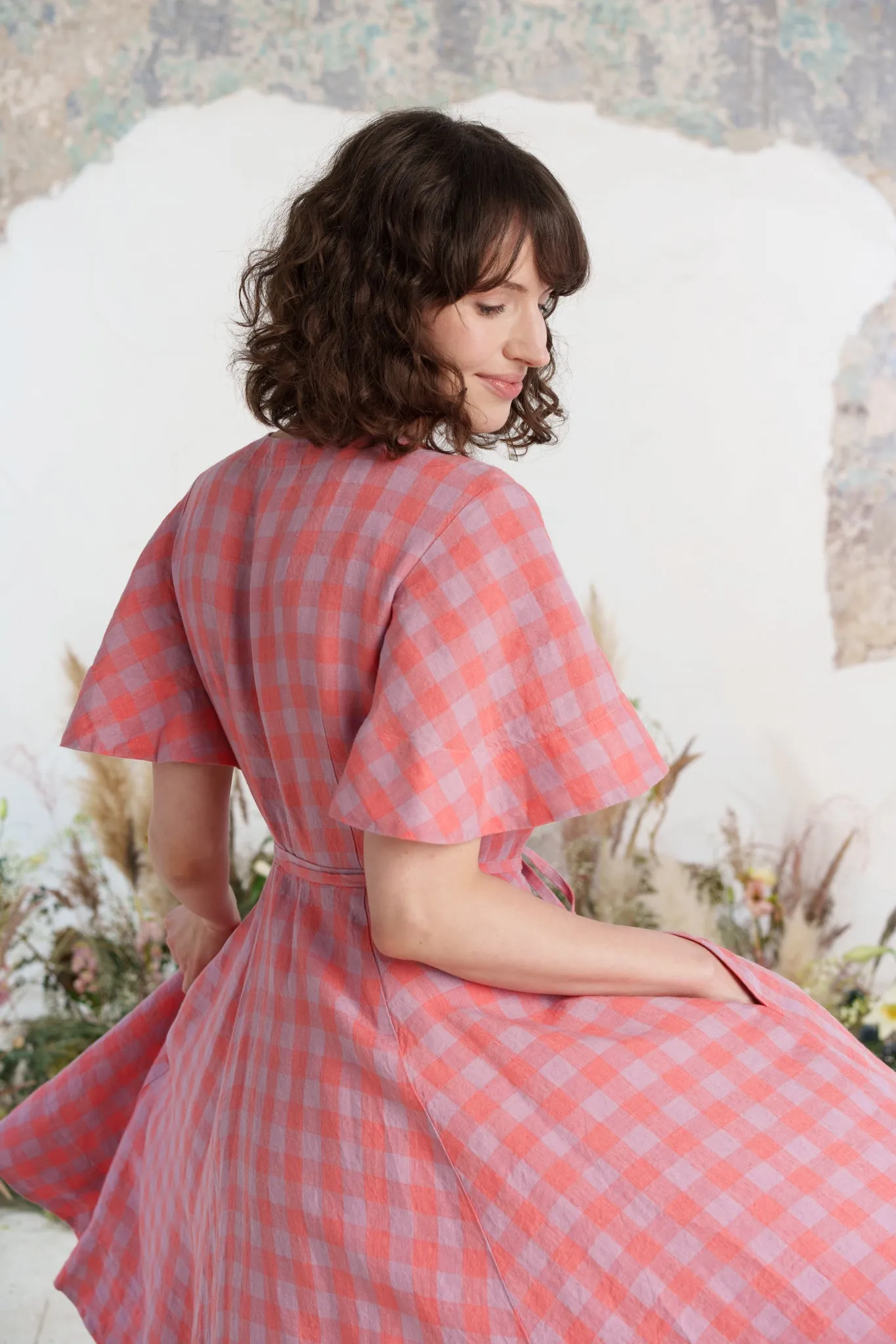 Wrap Dress, Butterfly Sleeve sold by Son de Flor product image thumbnail 5