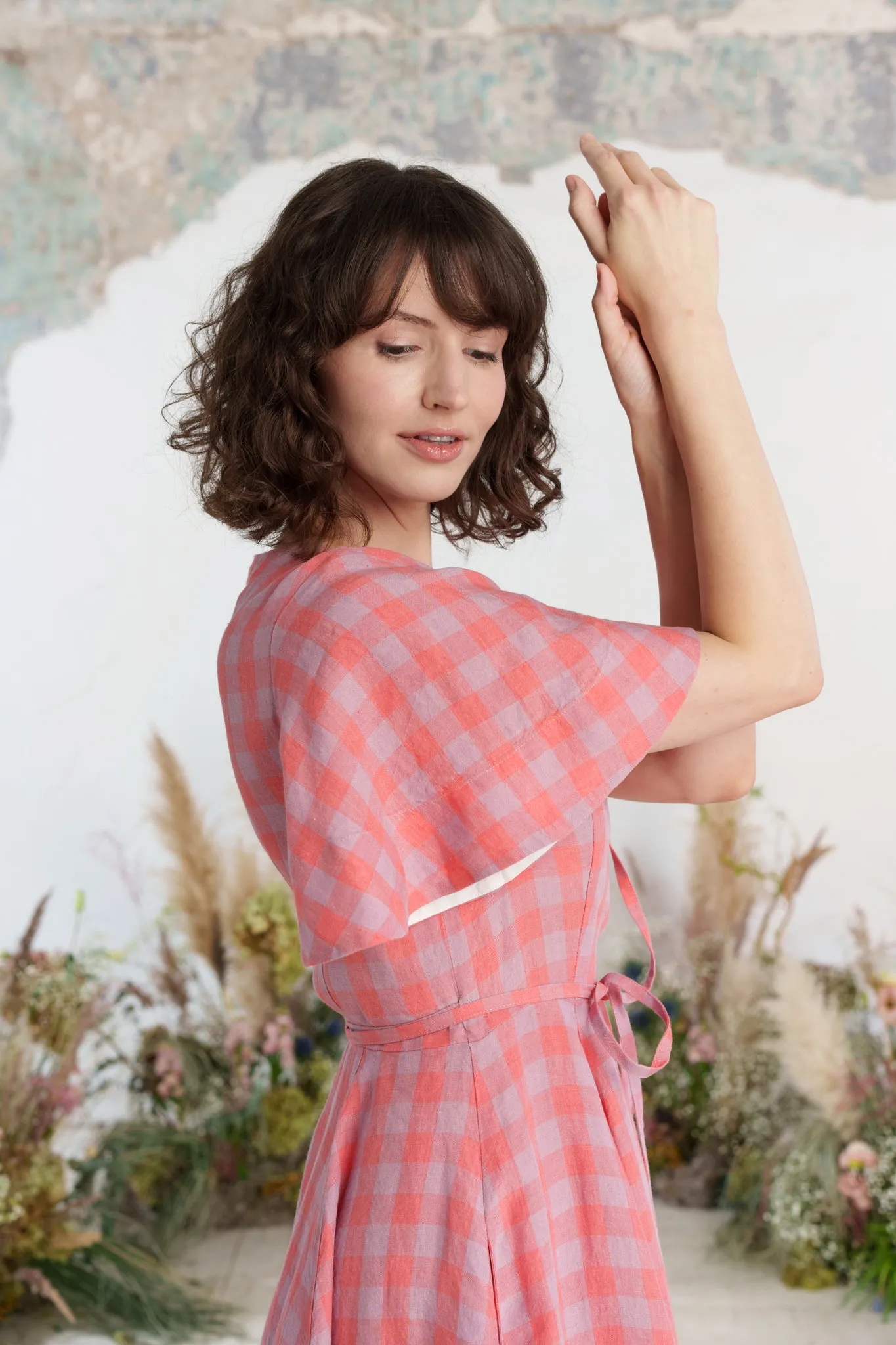 Wrap Dress, Butterfly Sleeve sold by Son de Flor product image thumbnail 3