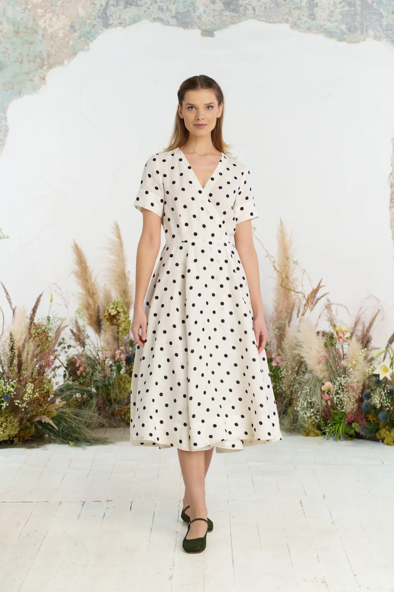 Wrap Dress, Short Sleeve sold by Son de Flor product image thumbnail 3