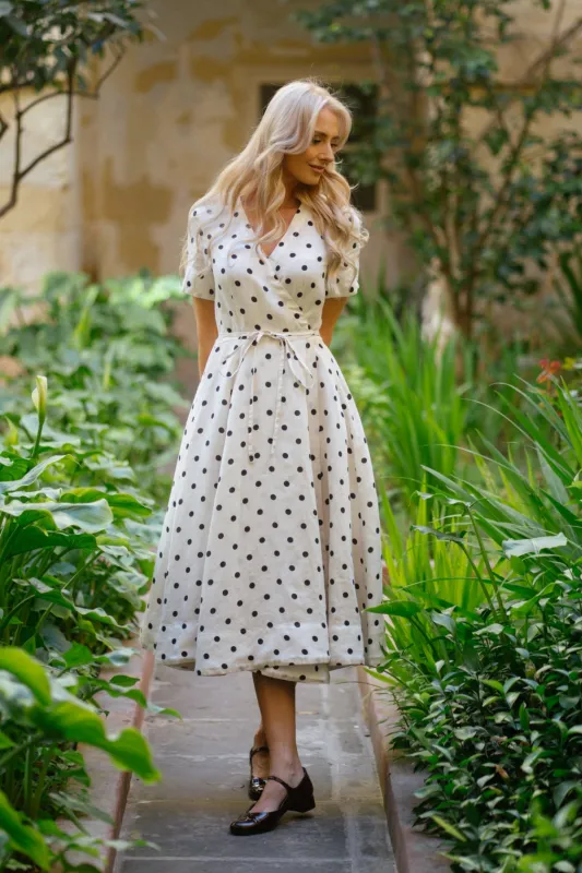 Wrap Dress, Short Sleeve sold by Son de Flor