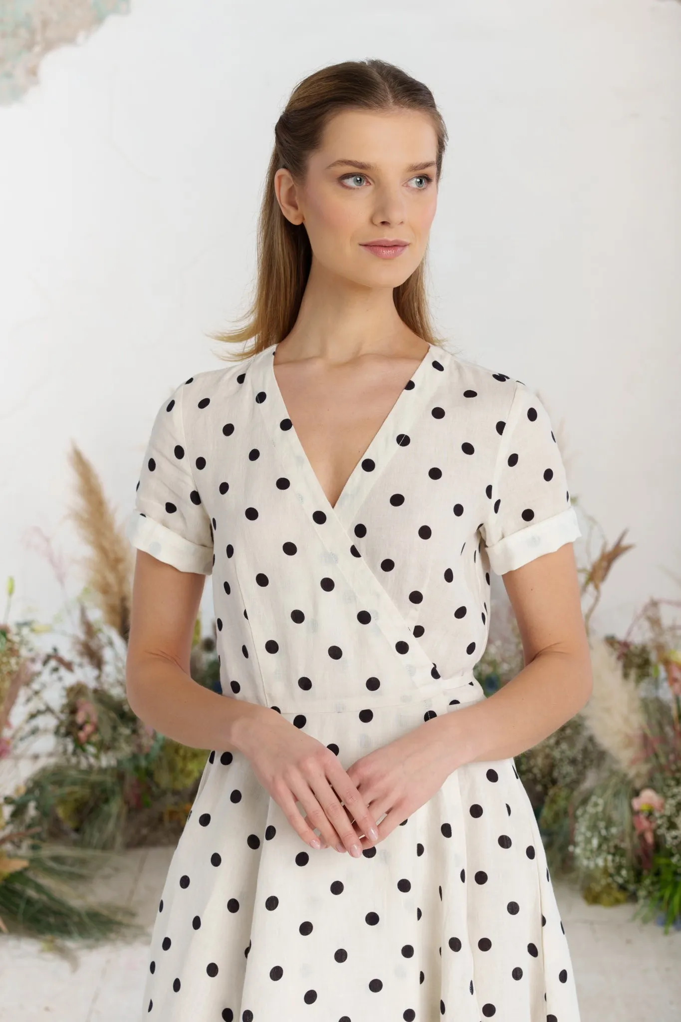 Wrap Dress, Short Sleeve sold by Son de Flor product image thumbnail 4