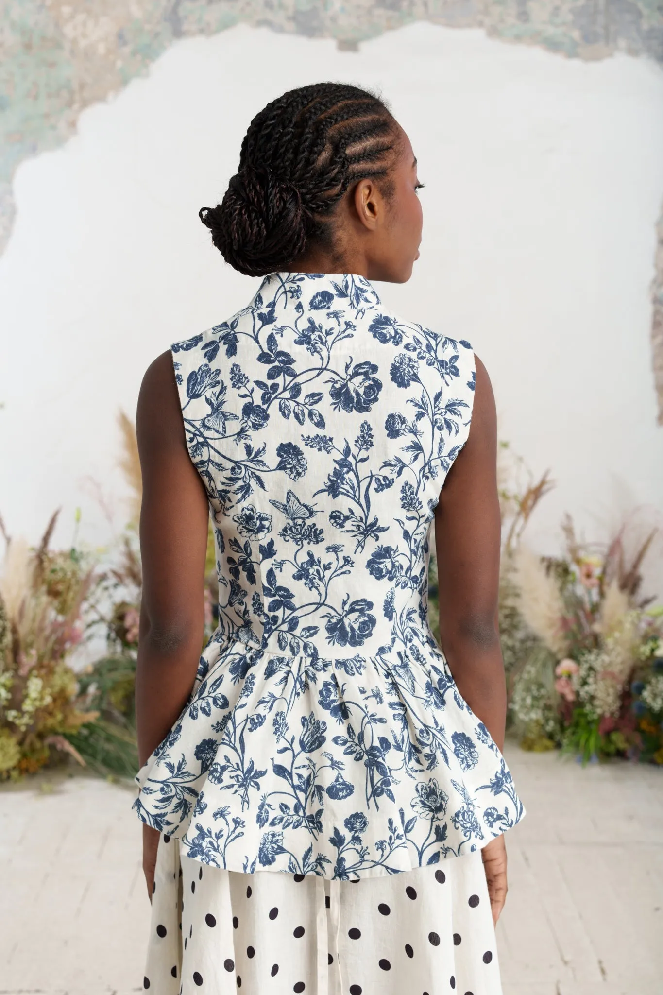 Peplum Vest, Sleeveless sold by Son de Flor product image thumbnail 5