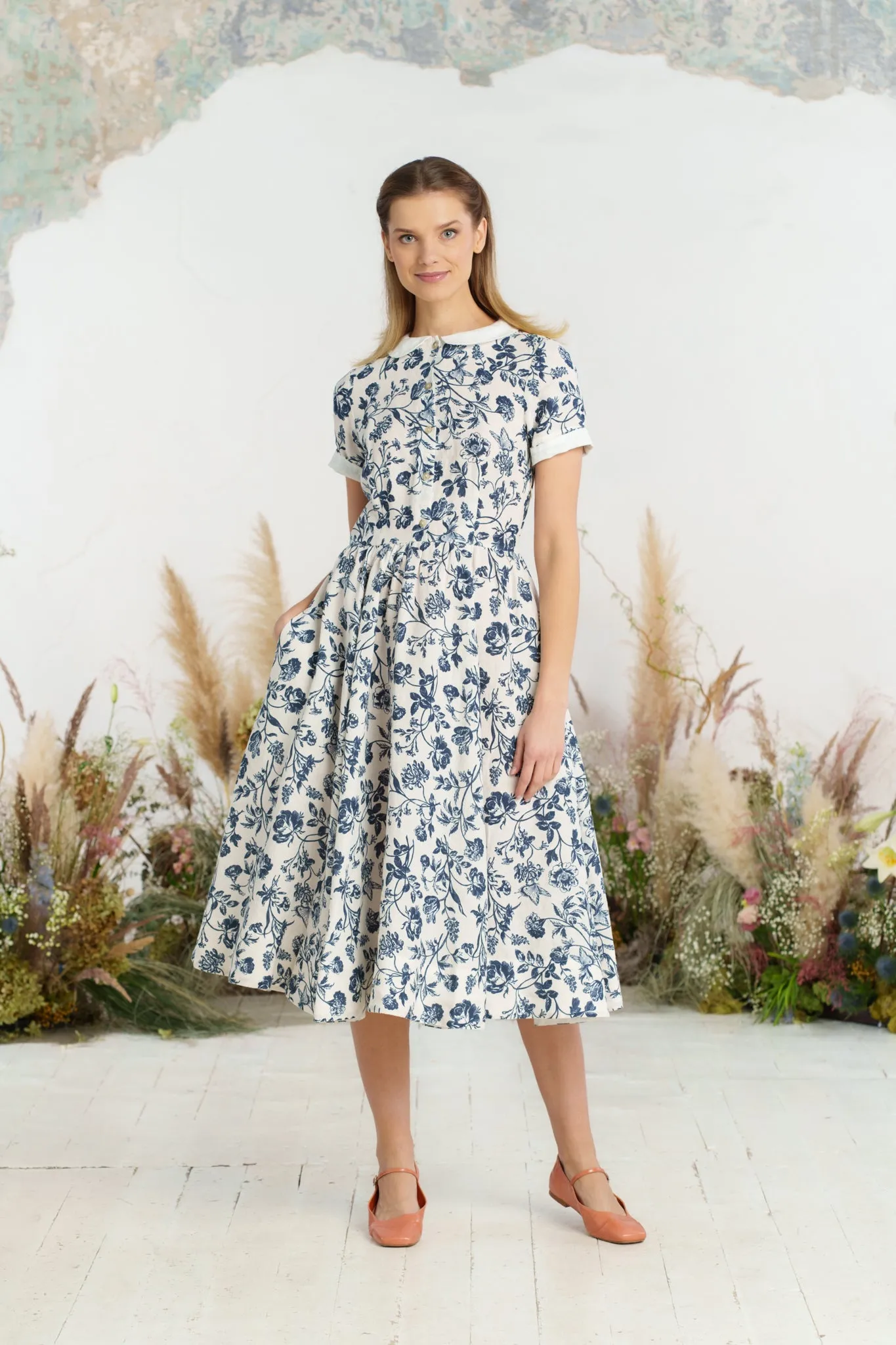 Classic Dress, Short Sleeve sold by Son de Flor