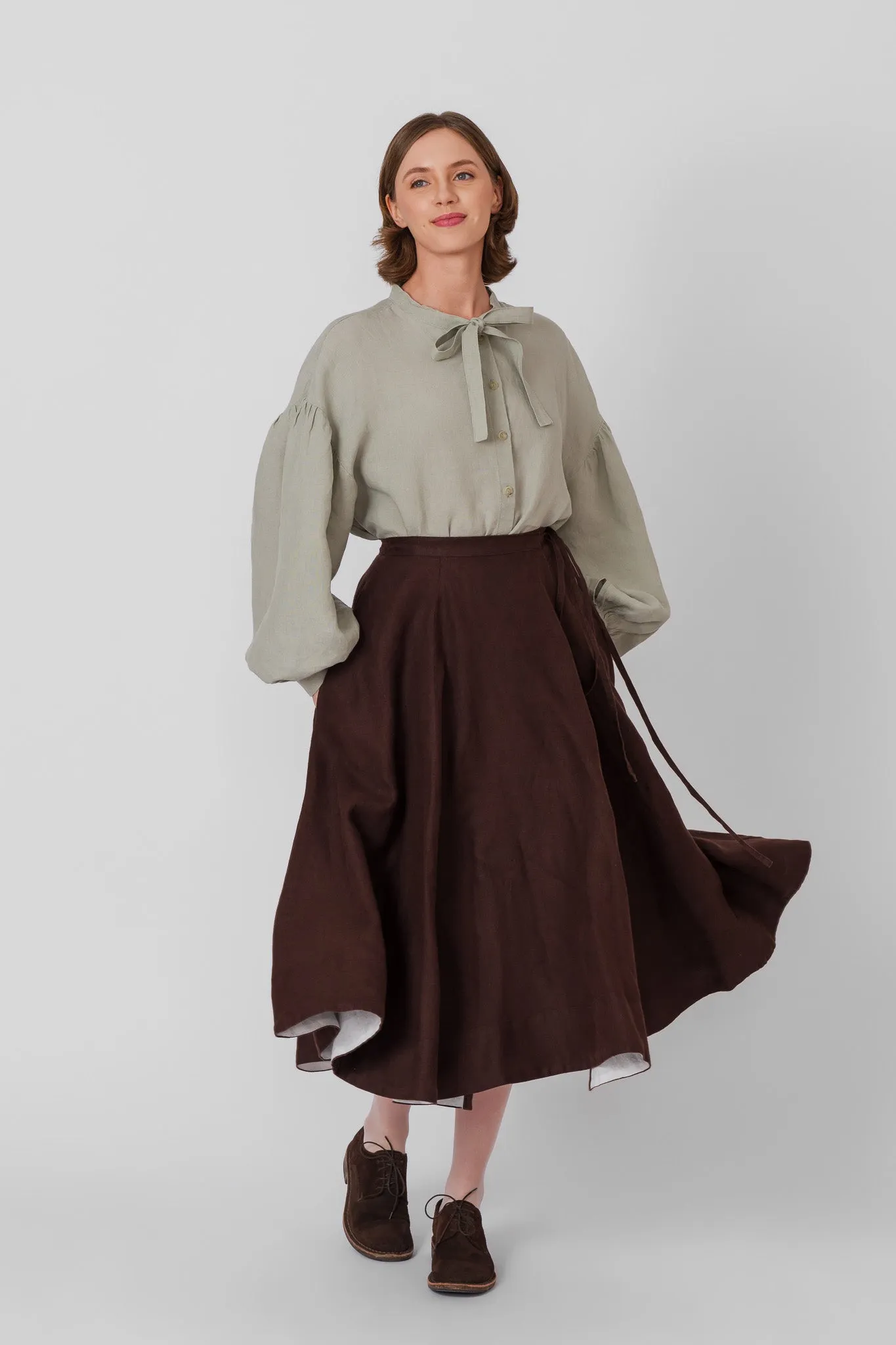 Clementine Shirt, Long Sleeve, Mint sold by Son de Flor product image thumbnail 5