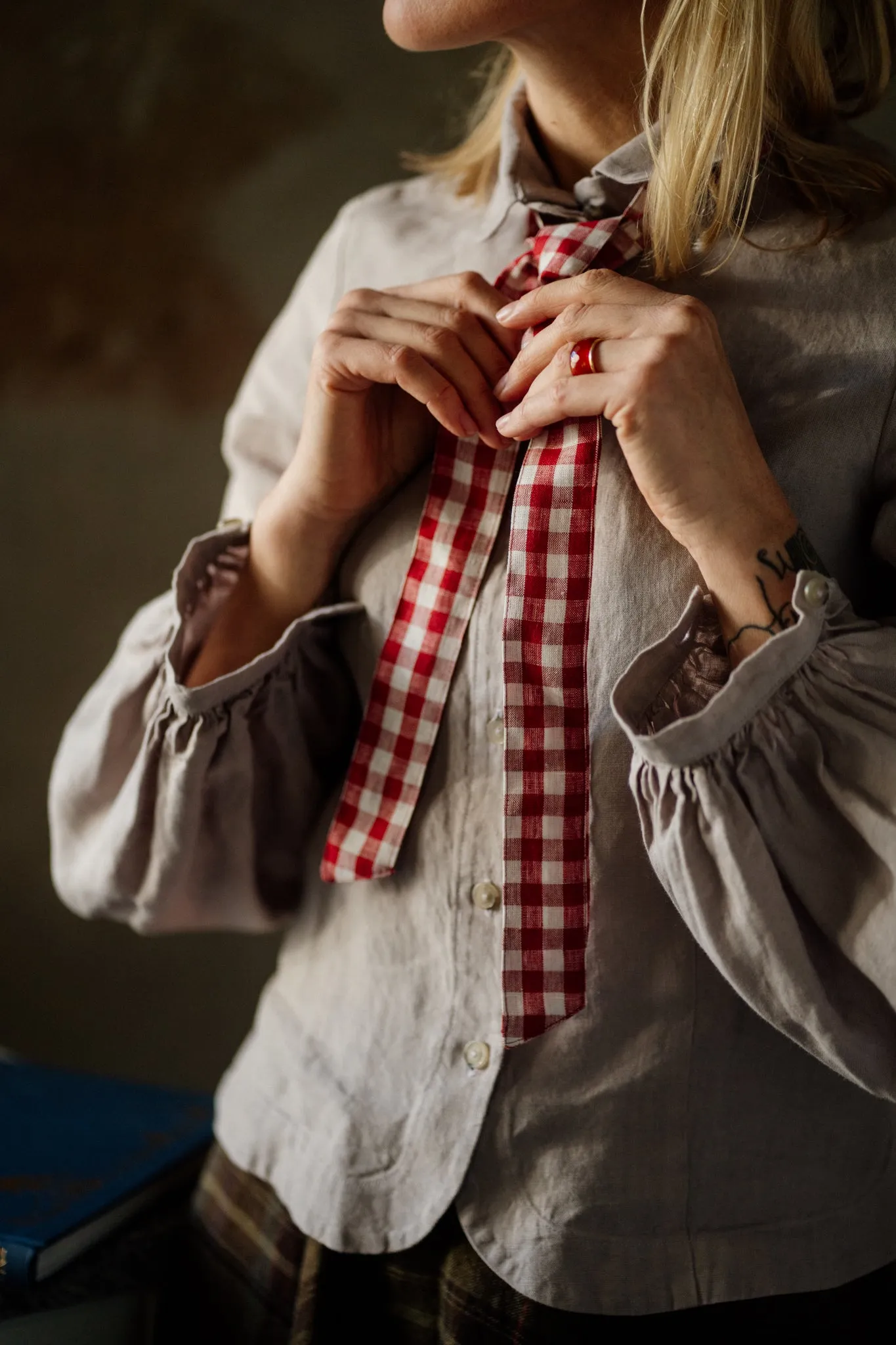 Linen Ribbon, Set Of 2 sold by Son de Flor product image thumbnail 2