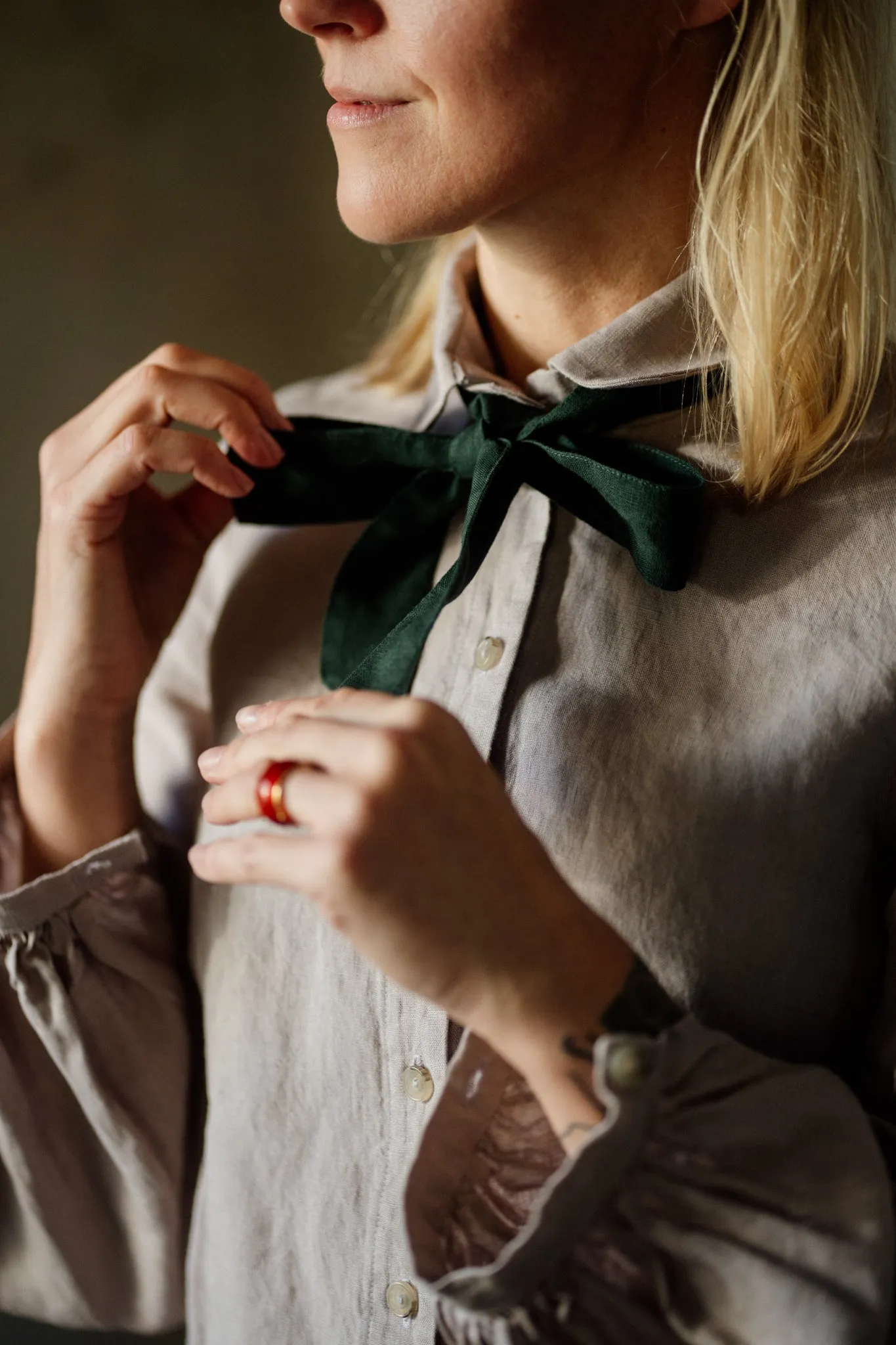 Linen Ribbon, Set Of 2 sold by Son de Flor product image thumbnail 5