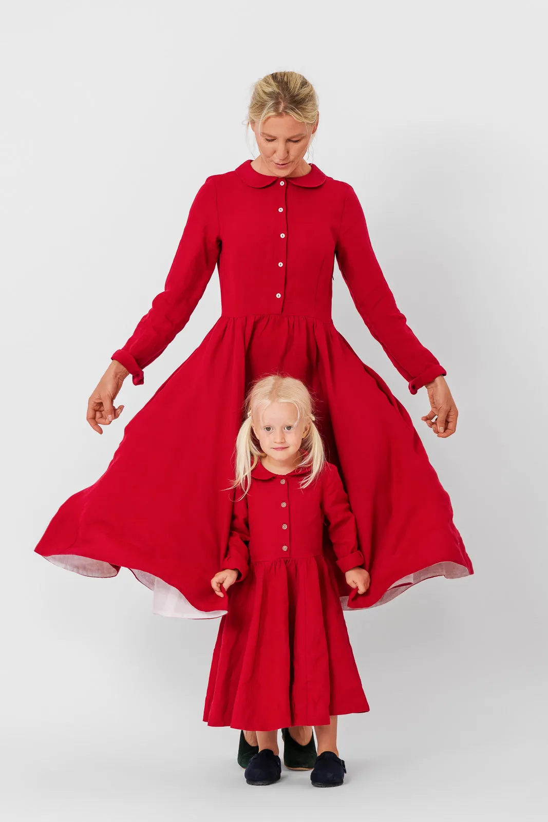Mini Me Classic Dress, Long Sleeve sold by Son de Flor product image thumbnail 5