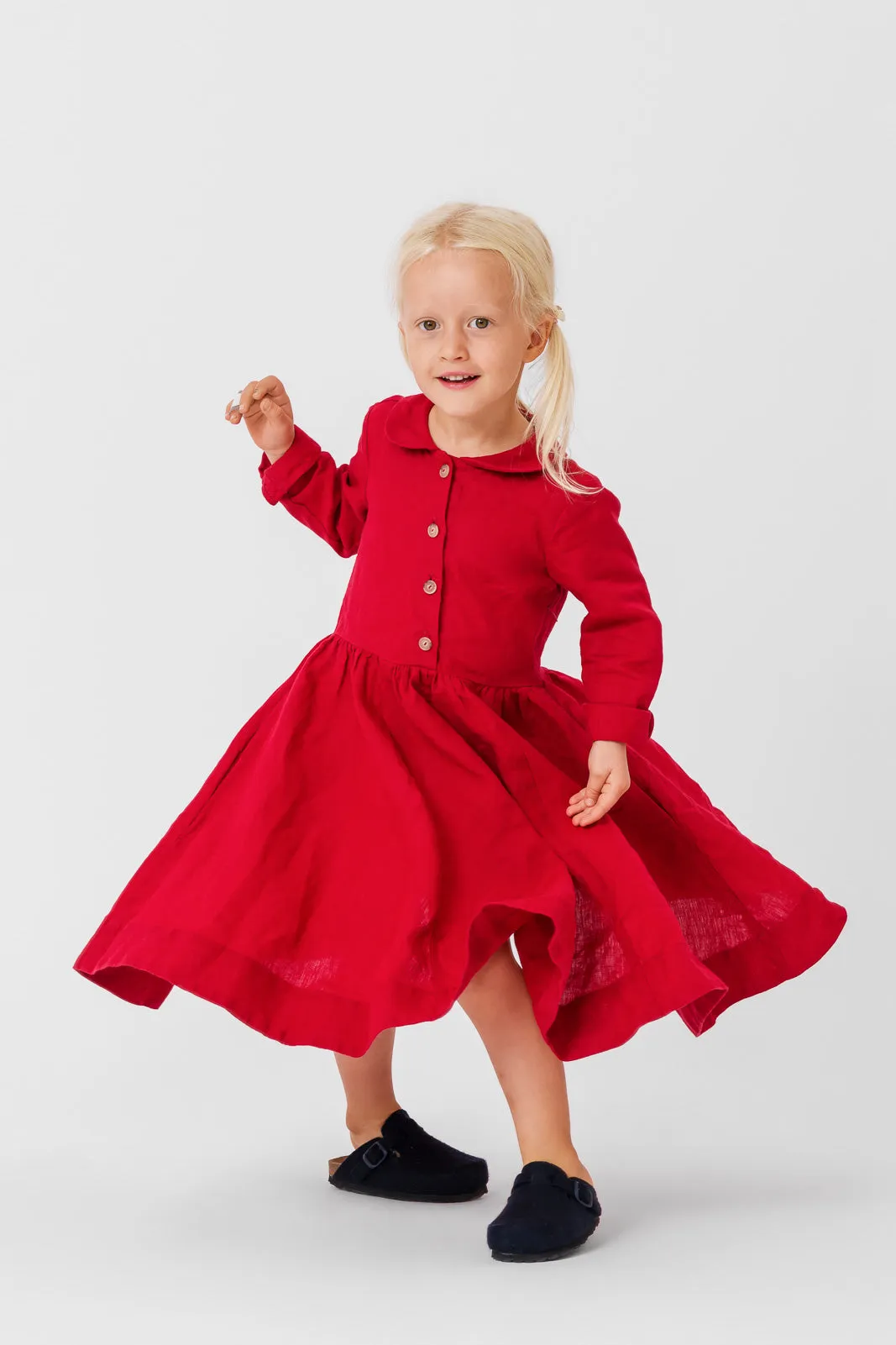 Mini Me Classic Dress, Long Sleeve sold by Son de Flor product image thumbnail 4