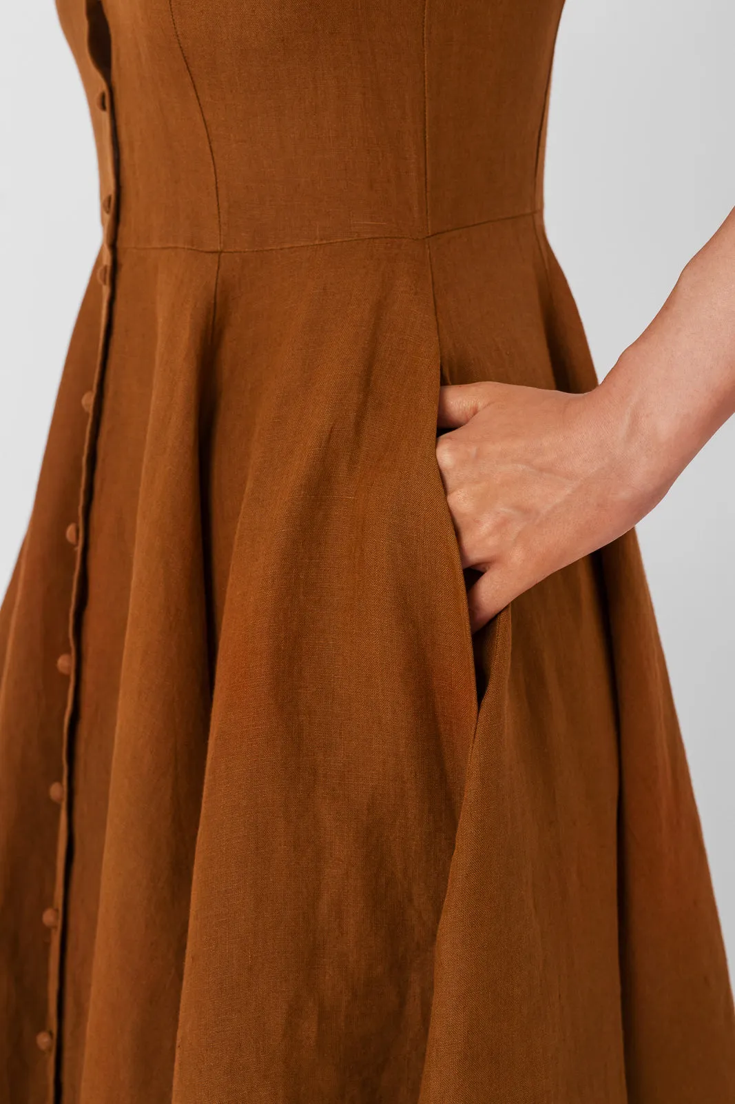 Cordelia Dress, Butterfly Sleeve sold by Son de Flor product image thumbnail 5