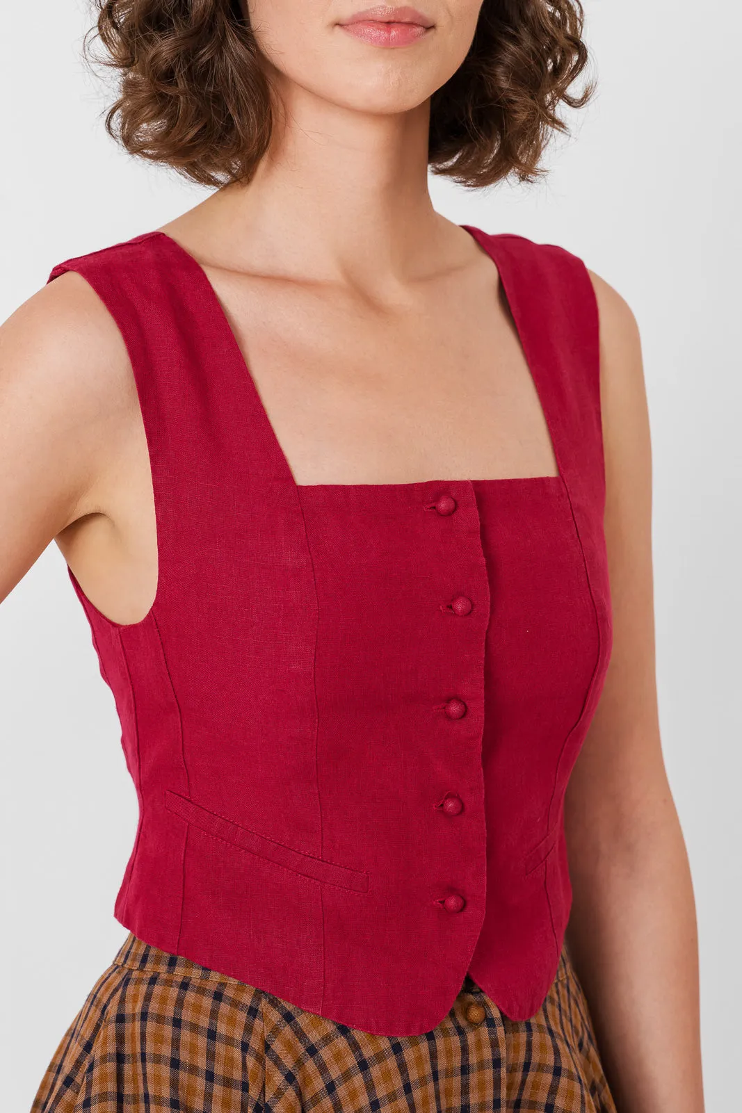 Second Breakfast Vest, Sleeveless sold by Son de Flor product image thumbnail 2