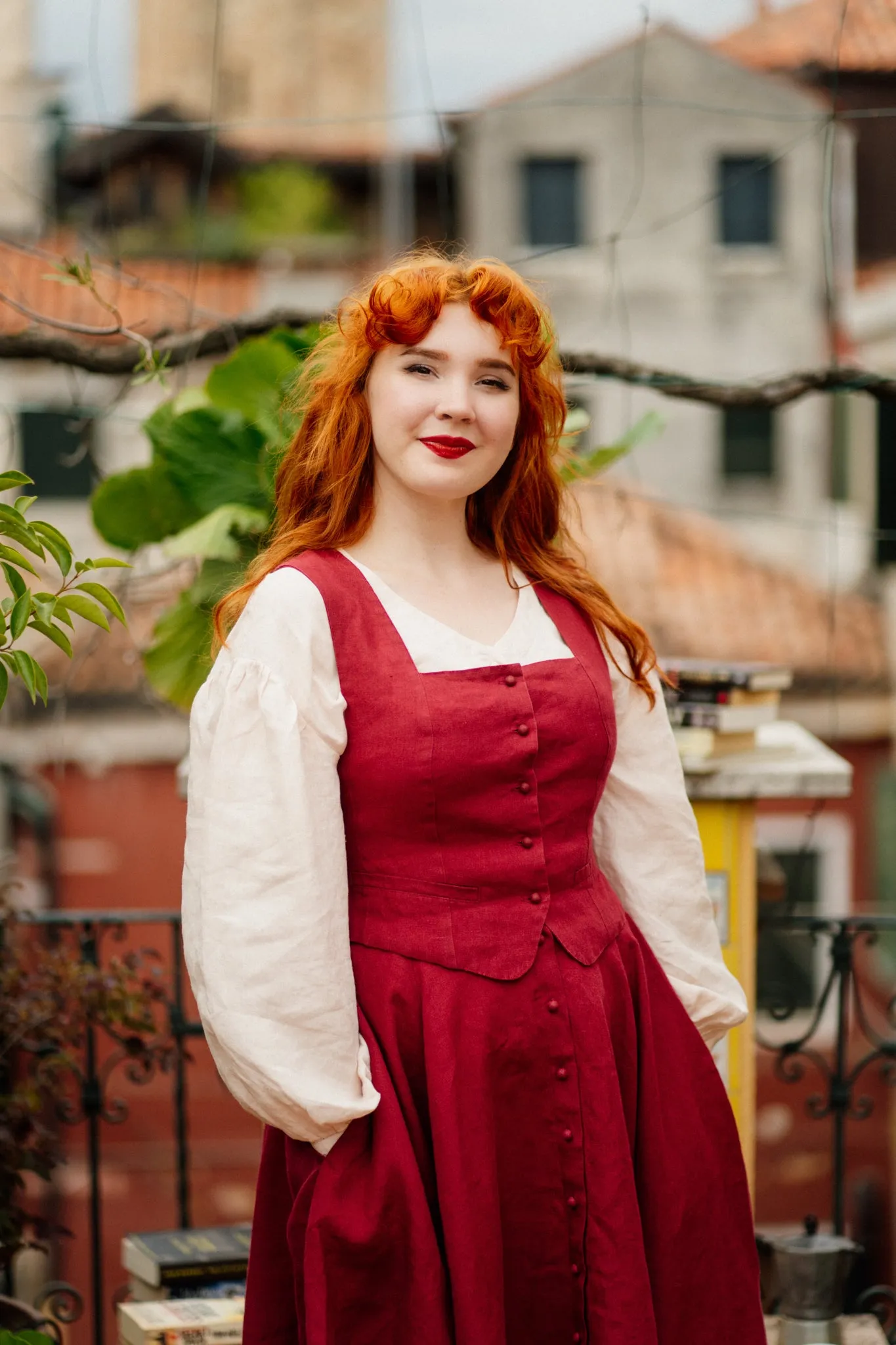 Second Breakfast Vest, Sleeveless sold by Son de Flor