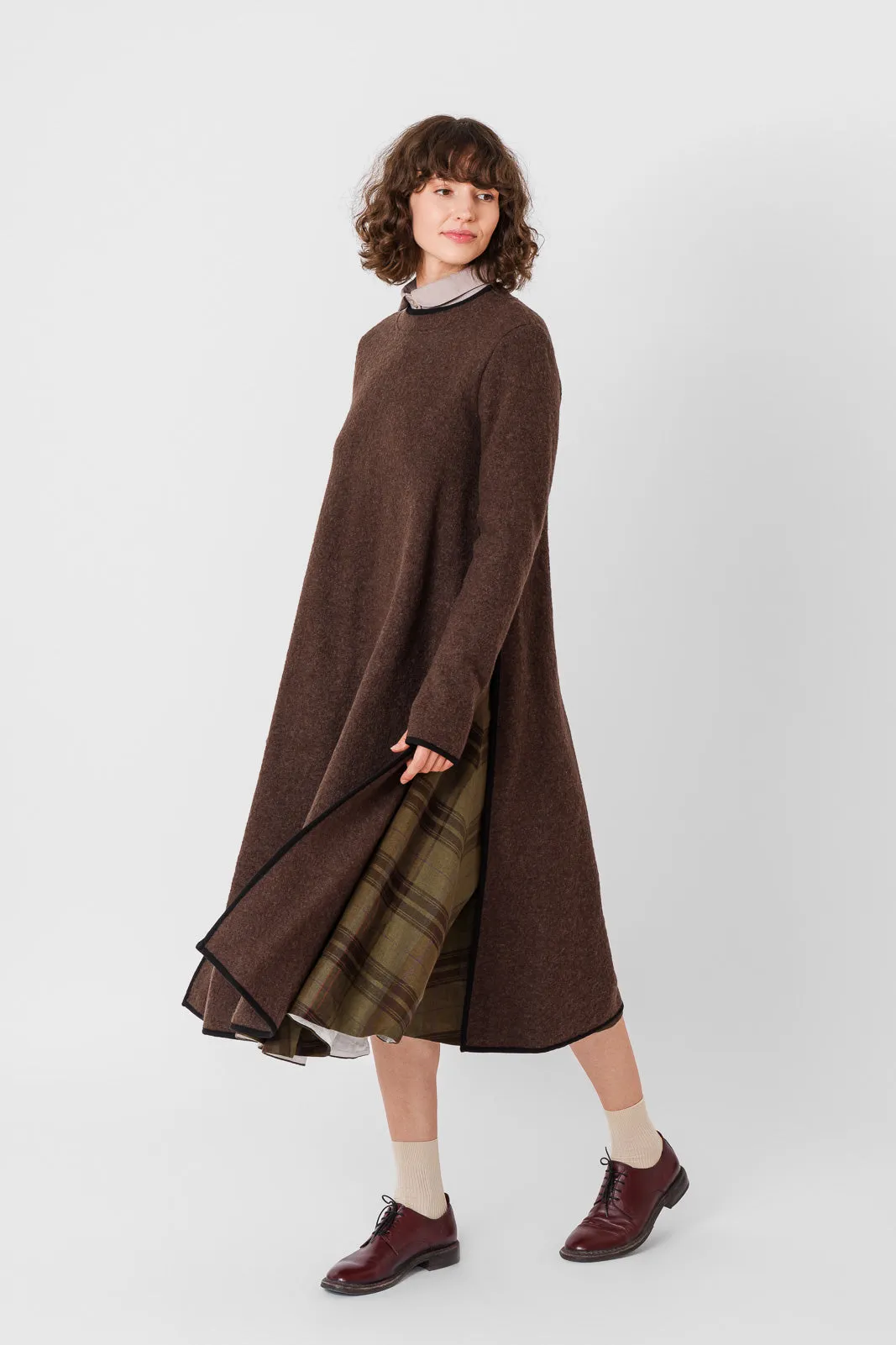Double Slit Dress, Wool sold by Son de Flor product image thumbnail 5