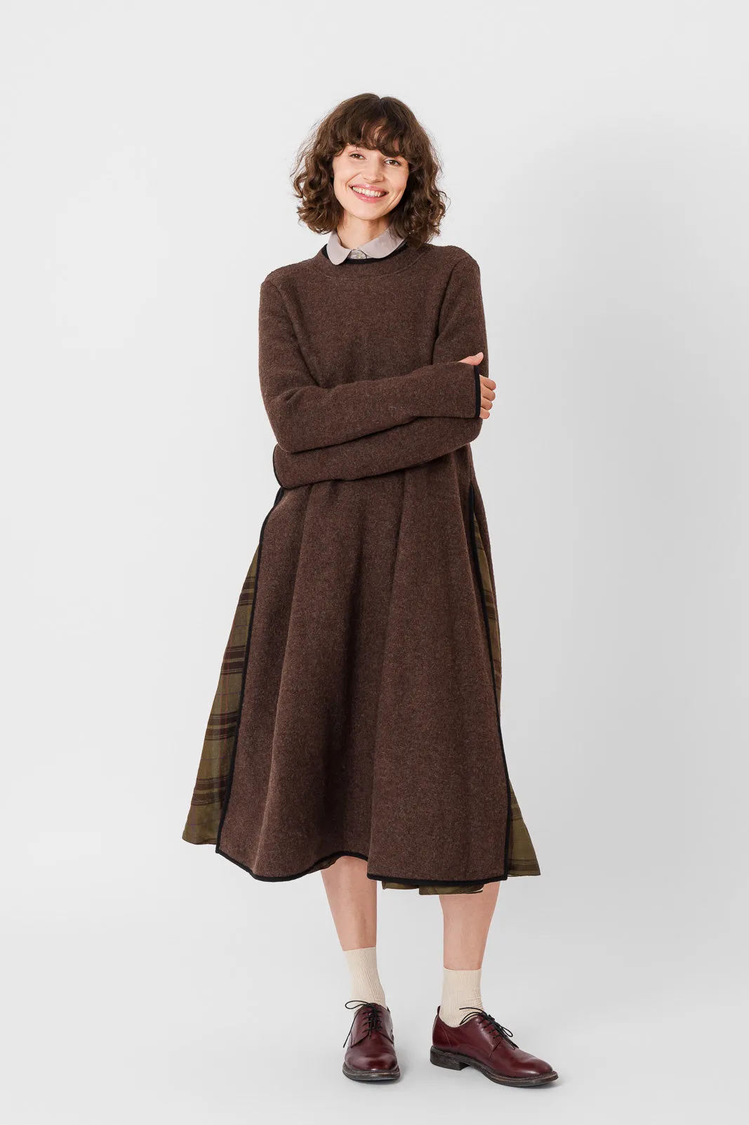 Double Slit Dress, Wool sold by Son de Flor