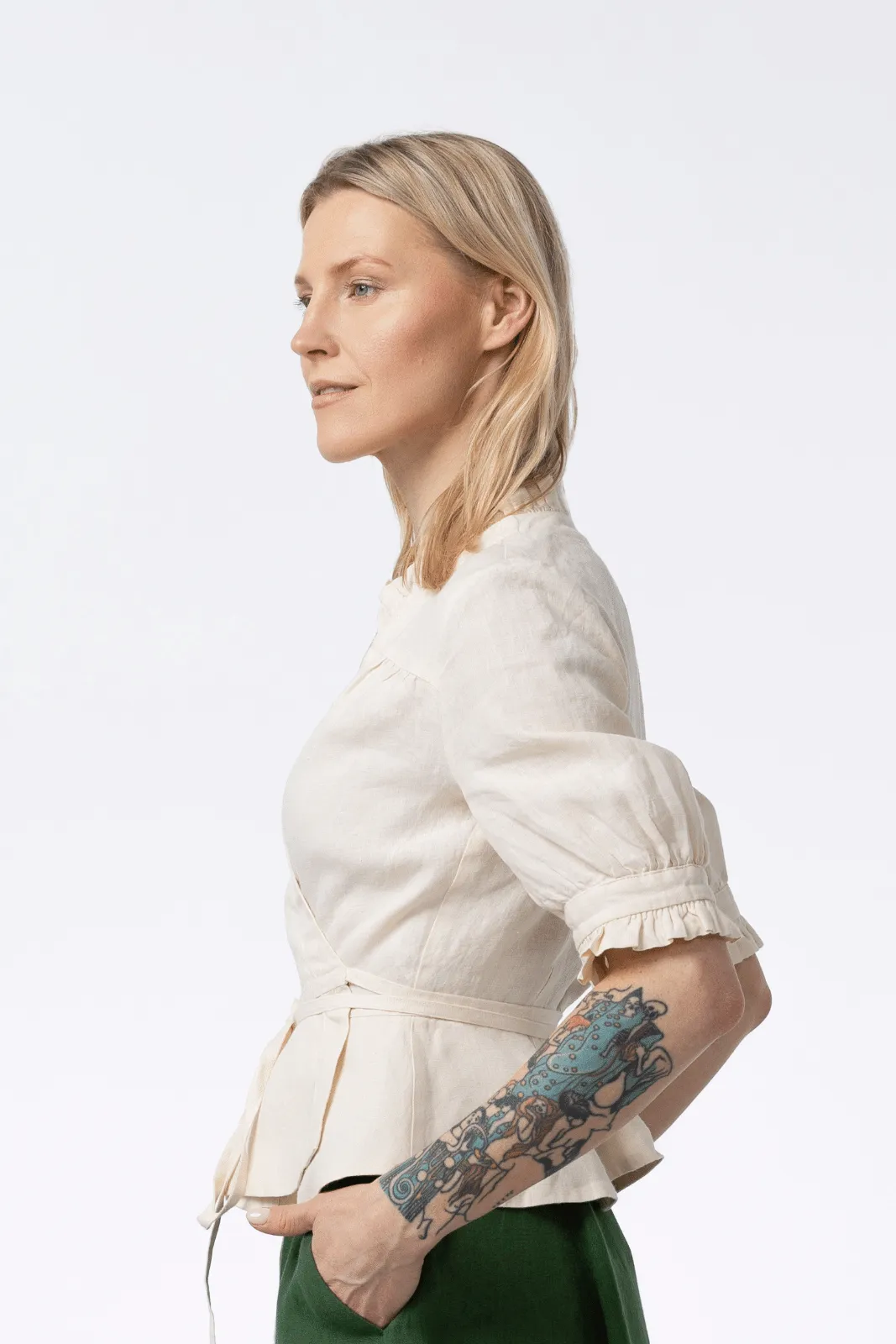 Bennet Blouse, Short Sleeve sold by Son de Flor product image thumbnail 5