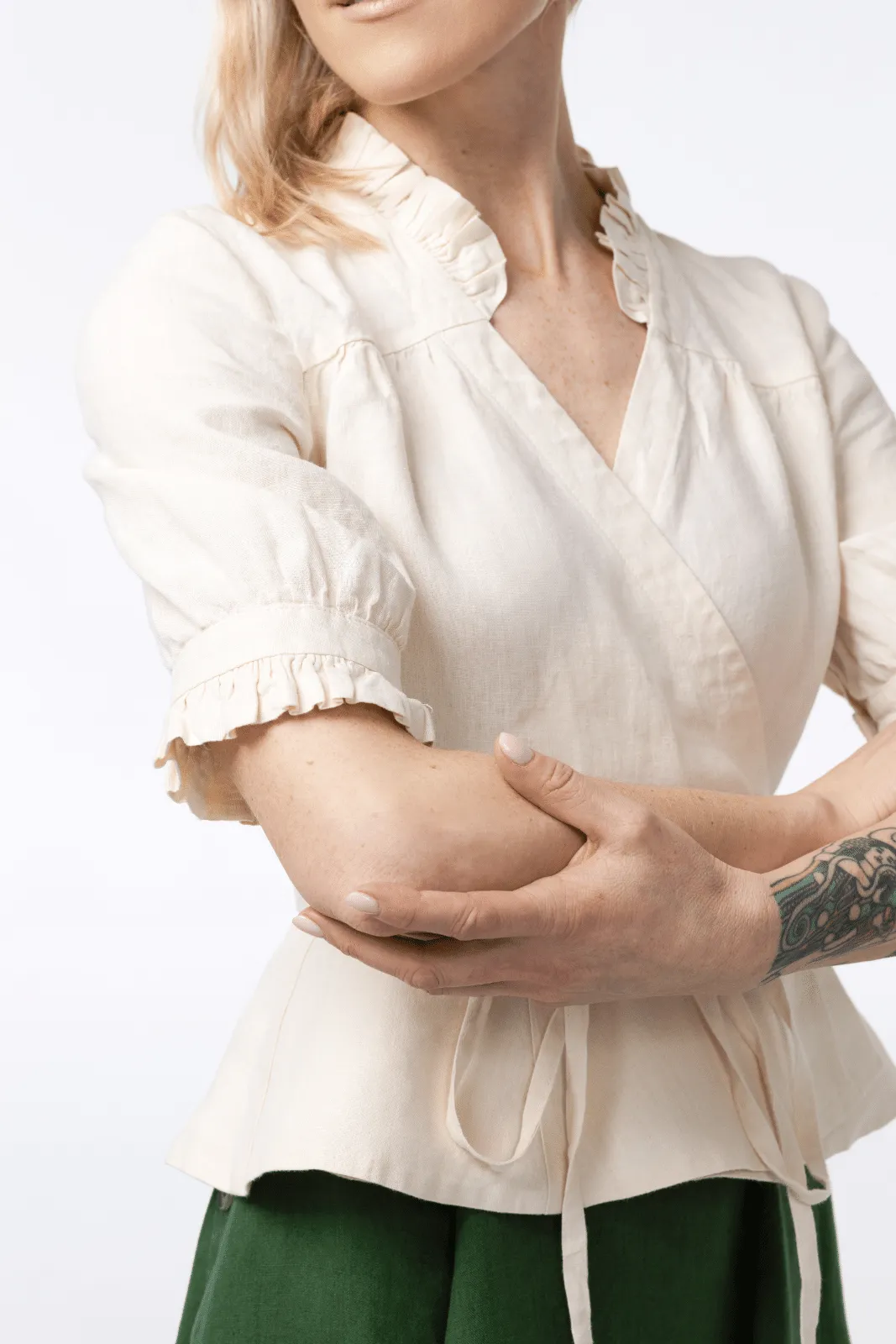 Bennet Blouse, Short Sleeve sold by Son de Flor product image thumbnail 3