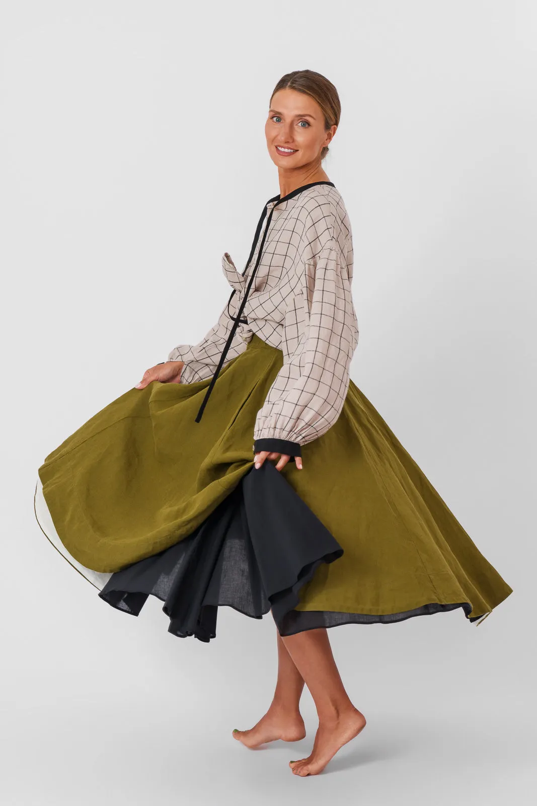 Petticoat Skirt, Wrap sold by Son de Flor product image thumbnail 5