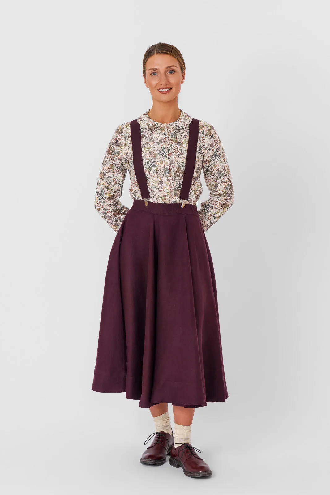 Suspenders, Twill Linen sold by Son de Flor