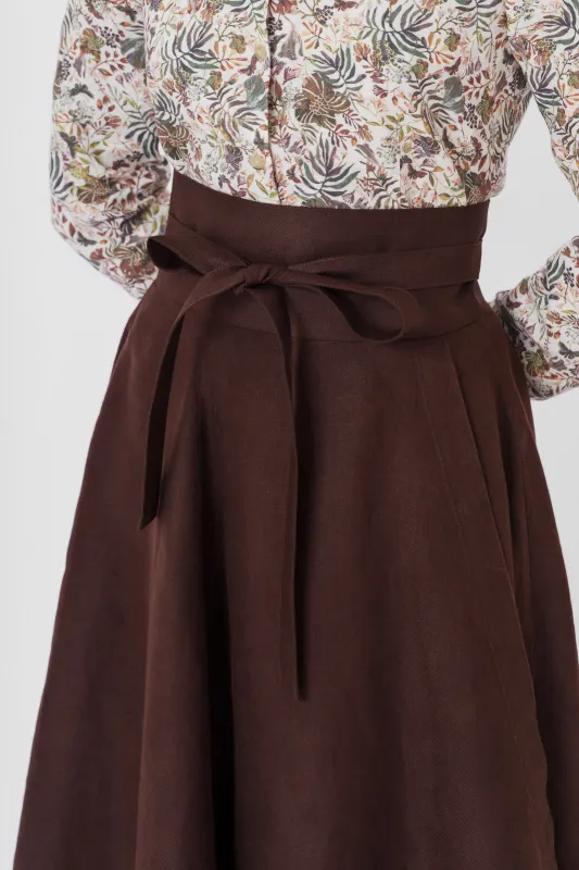 Ribbon Belt, Twill Linen sold by Son de Flor