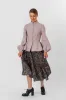 Peplum Vest, Sleeveless, Gentle Lilac sold by Son de Flor