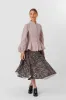 Peplum Vest, Sleeveless, Gentle Lilac sold by Son de Flor