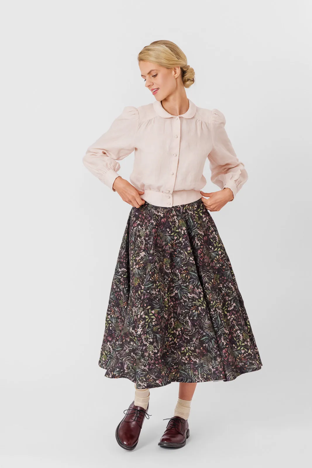 Leonor Shirt, Cropped, Long Sleeve sold by Son de Flor product image thumbnail 5