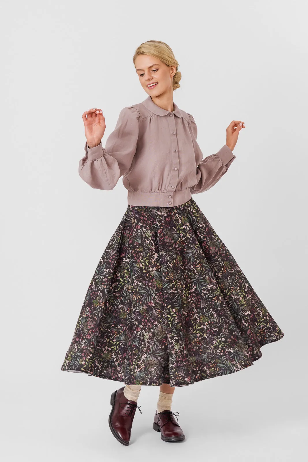 Leonor Shirt, Cropped, Long Sleeve sold by Son de Flor product image thumbnail 4