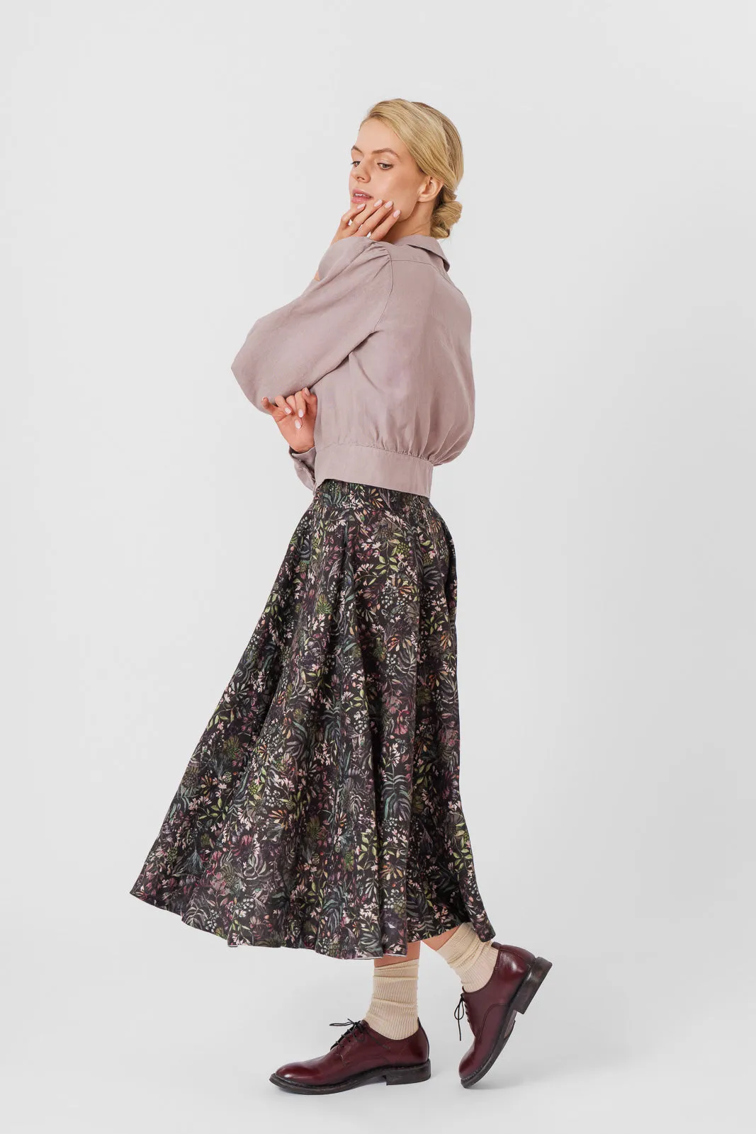 Leonor Shirt, Cropped, Long Sleeve sold by Son de Flor product image thumbnail 5