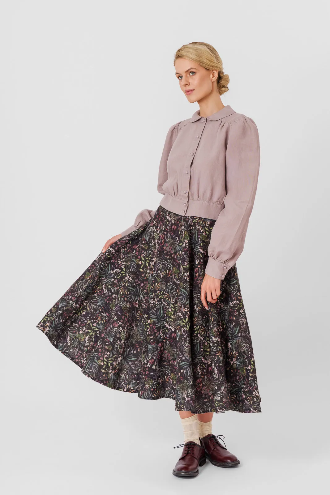 Leonor Shirt, Cropped, Long Sleeve sold by Son de Flor product image thumbnail 3