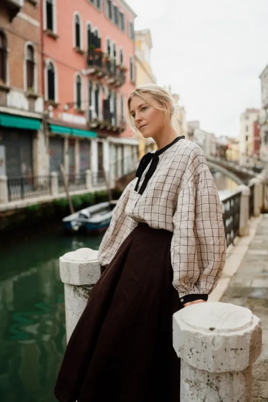 Clementine Shirt, Long Sleeve sold by Son de Flor