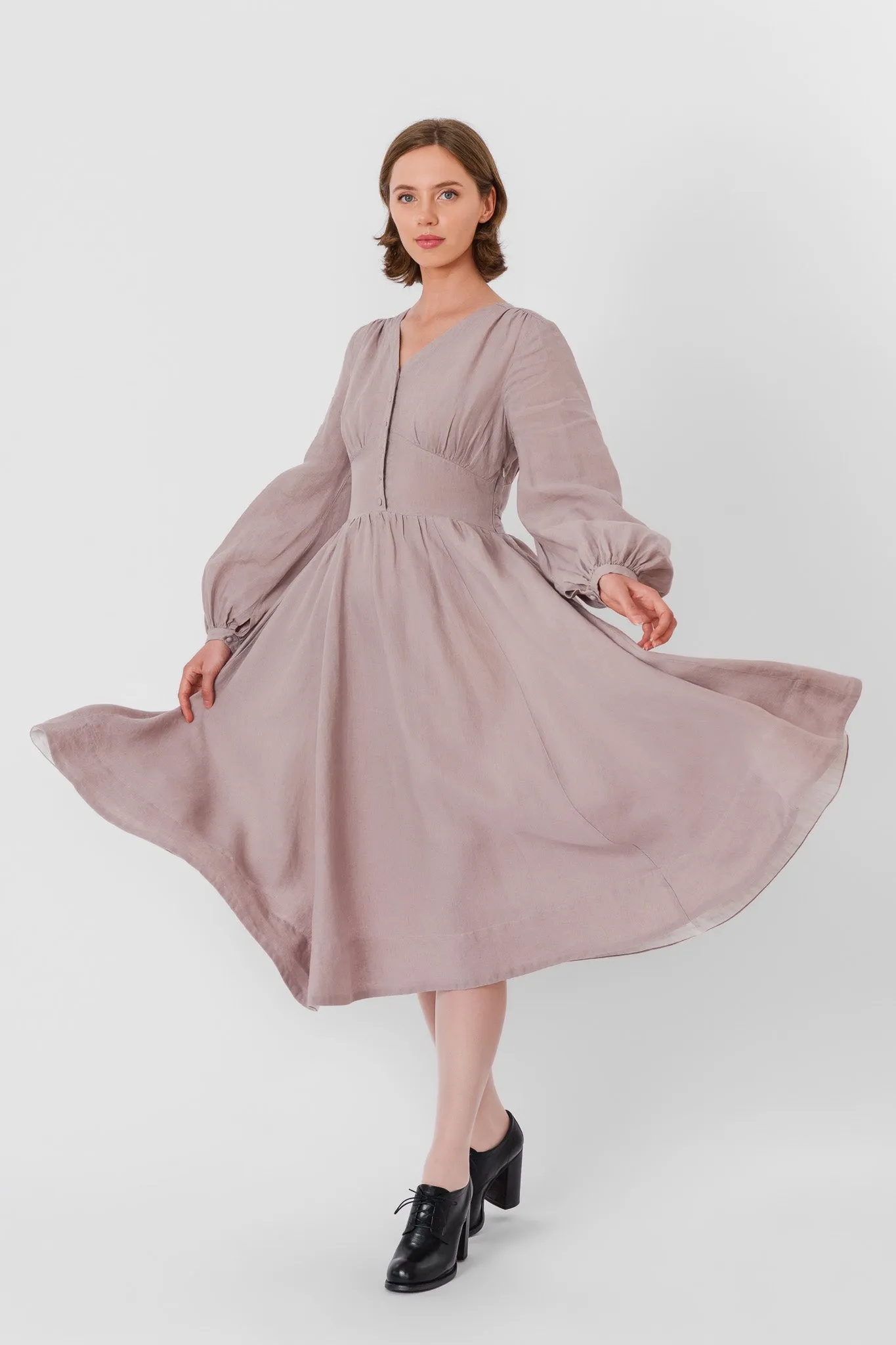 Diane Dress, Long Sleeve sold by Son de Flor product image thumbnail 3