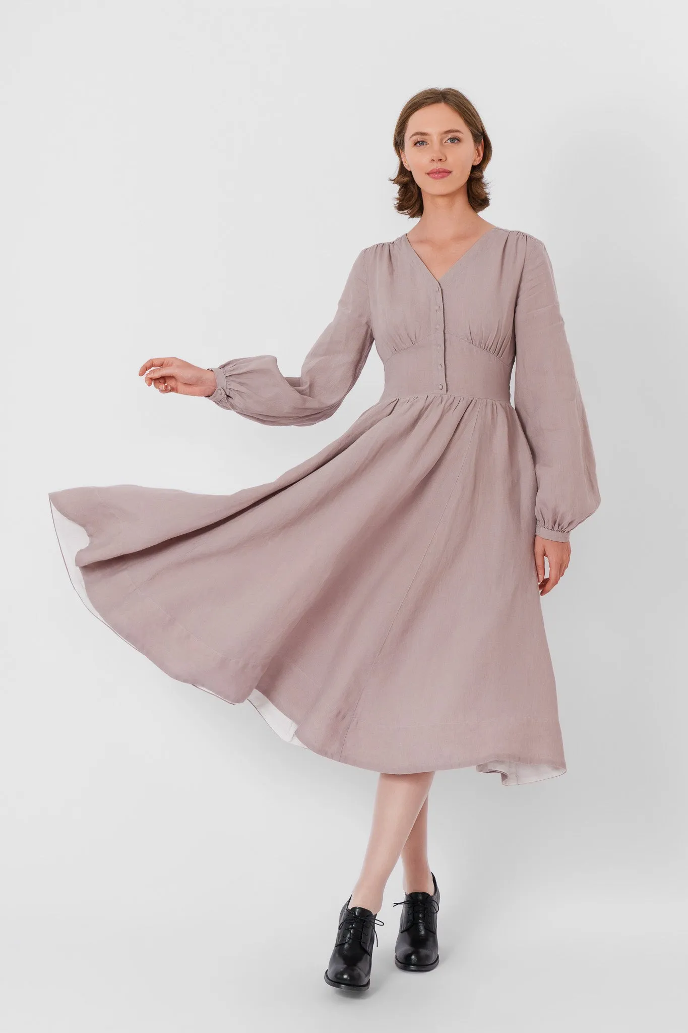 Diane Dress, Long Sleeve sold by Son de Flor product image thumbnail 5