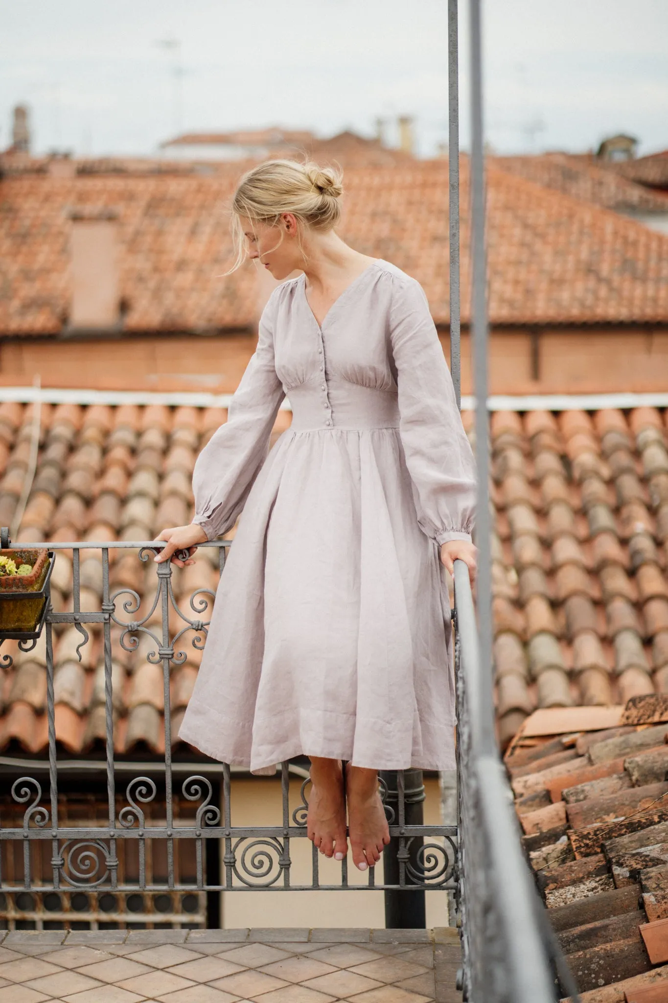 Diane Dress, Long Sleeve sold by Son de Flor