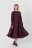 Classic Dress, Long Sleeve, Twill Linen sold by Son de Flor