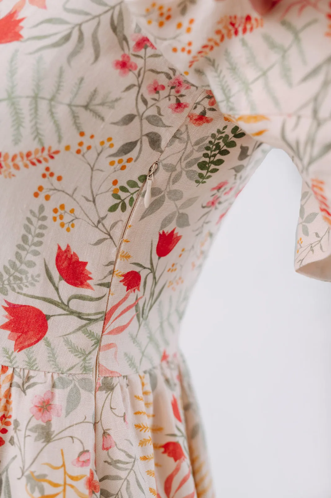 Butterfly Sleeve Dress, Short Sleeve, Whimsical sold by Son de Flor product image thumbnail 5