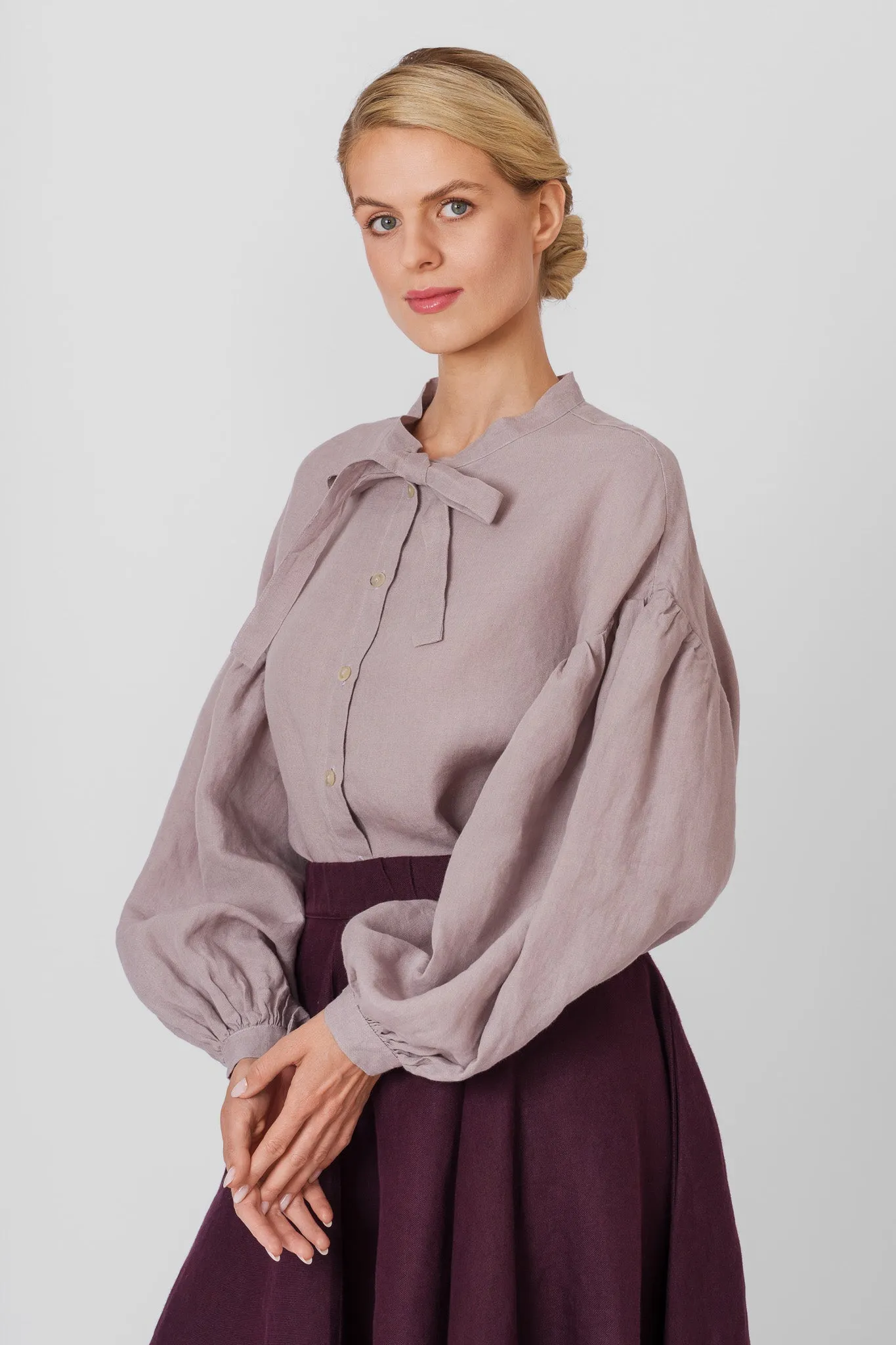 Clementine Shirt, Long Sleeve sold by Son de Flor