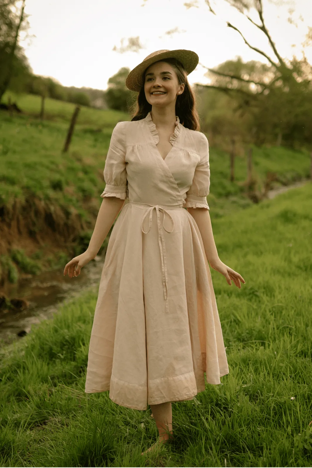 Darcy Dress, Short Sleeve sold by Son de Flor