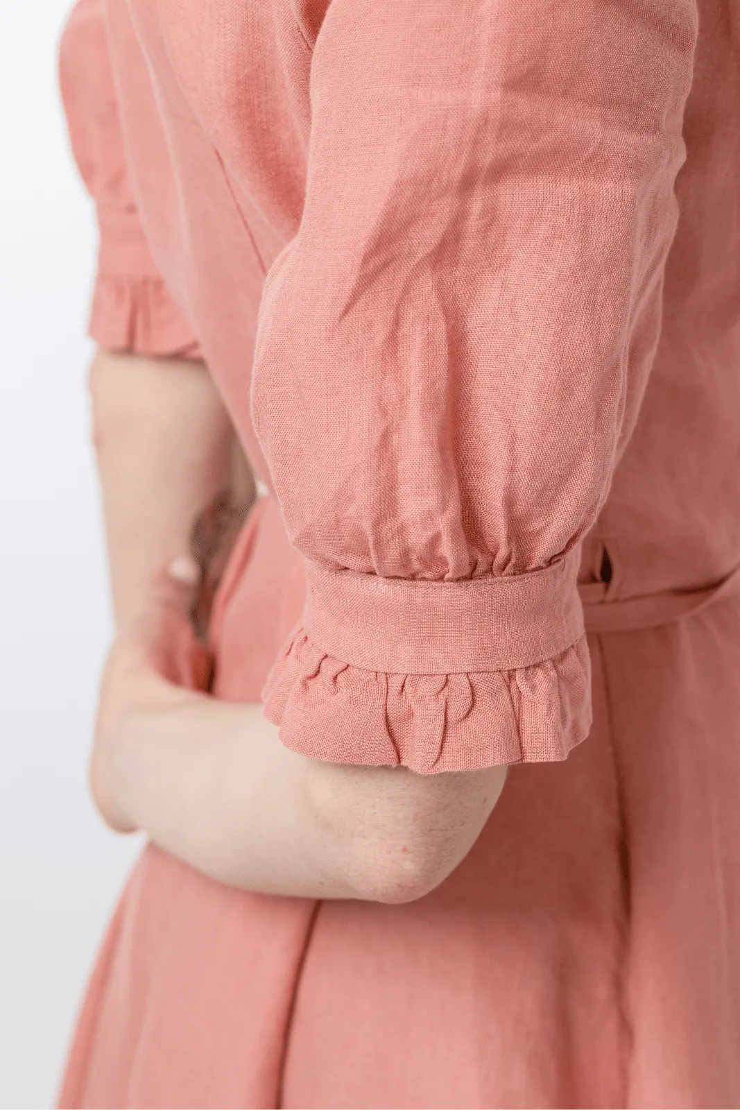 Darcy Dress, Short Sleeve, Vintage Pink sold by Son de Flor product image thumbnail 4