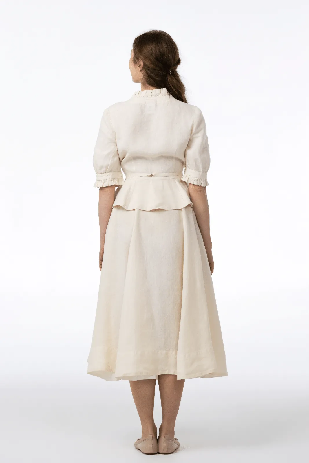 Knightley Skirt, Hemp, Milky White sold by Son de Flor product image thumbnail 5