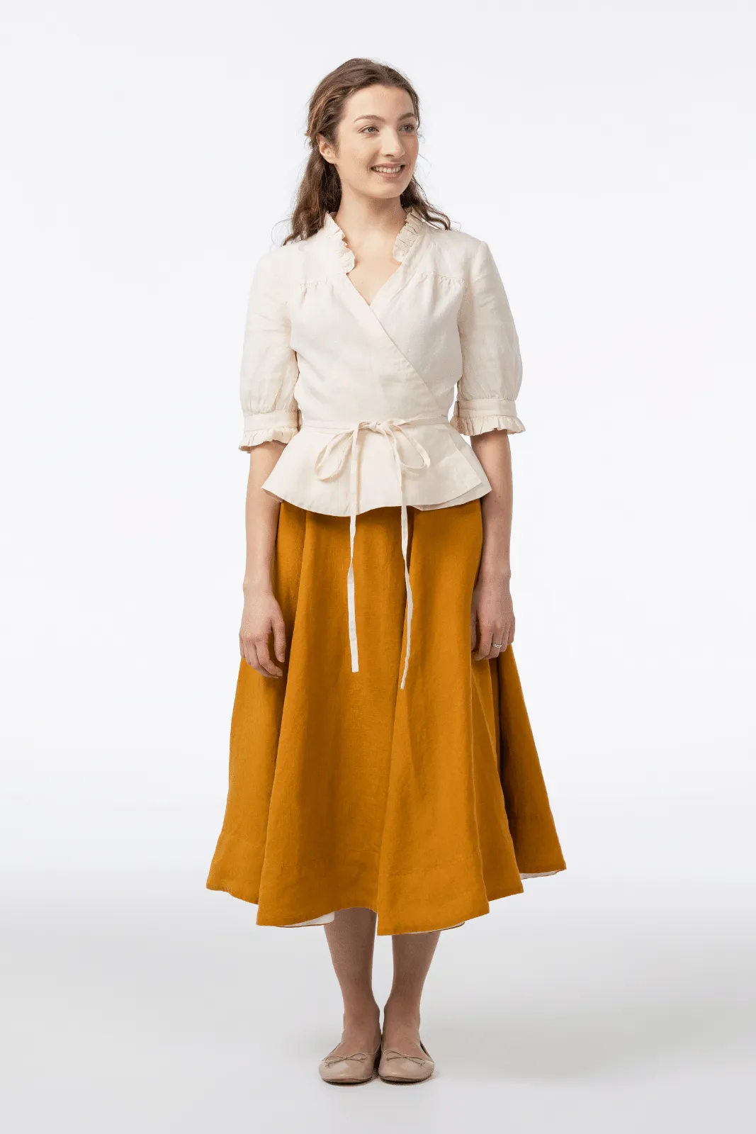 Knightley Skirt, Marigold sold by Son de Flor product image thumbnail 3