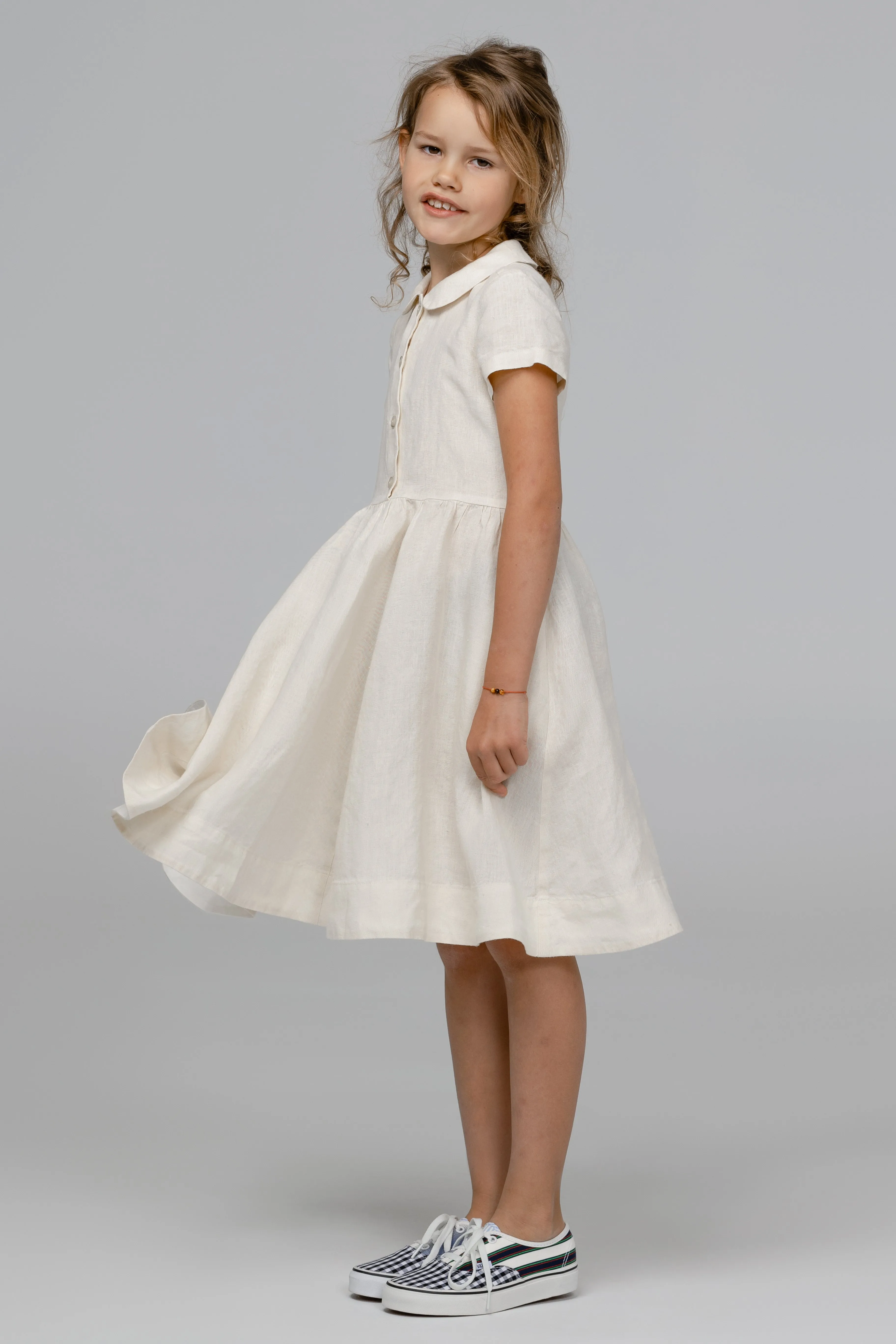 Mini Me Classic Dress, Short Sleeve sold by Son de Flor product image thumbnail 3