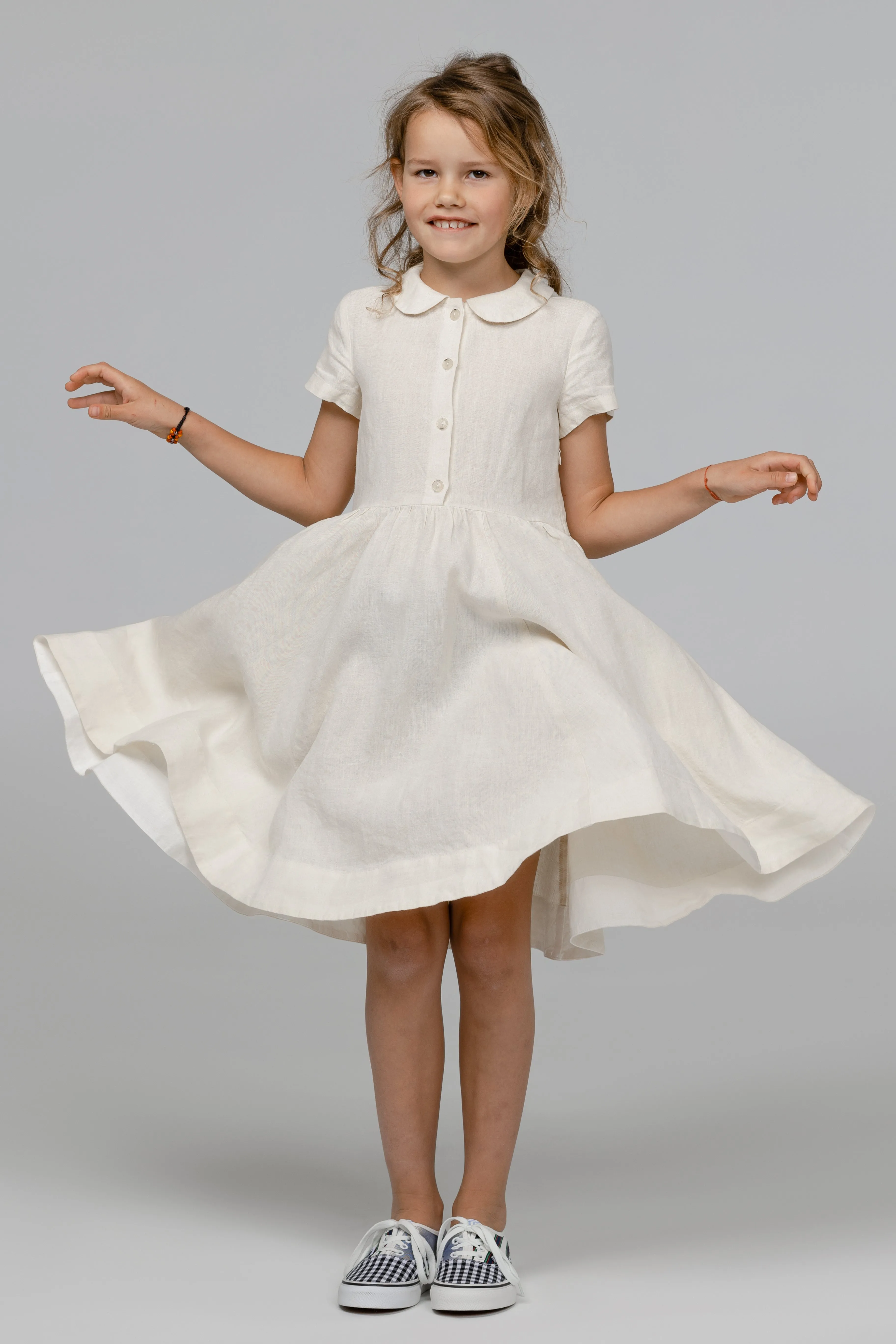 Mini Me Classic Dress, Short Sleeve sold by Son de Flor
