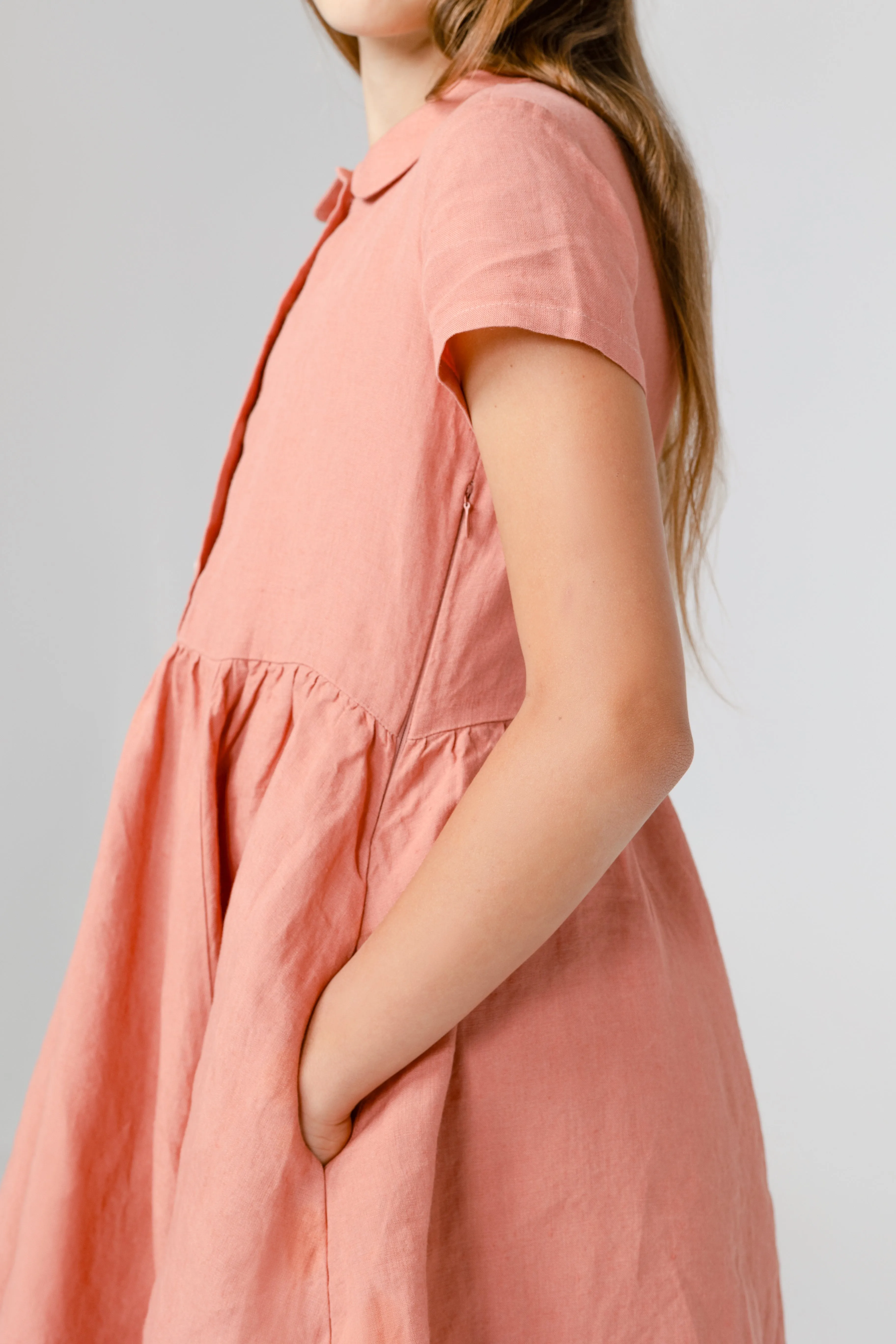 Mini Me Classic Dress, Short Sleeve sold by Son de Flor product image thumbnail 4