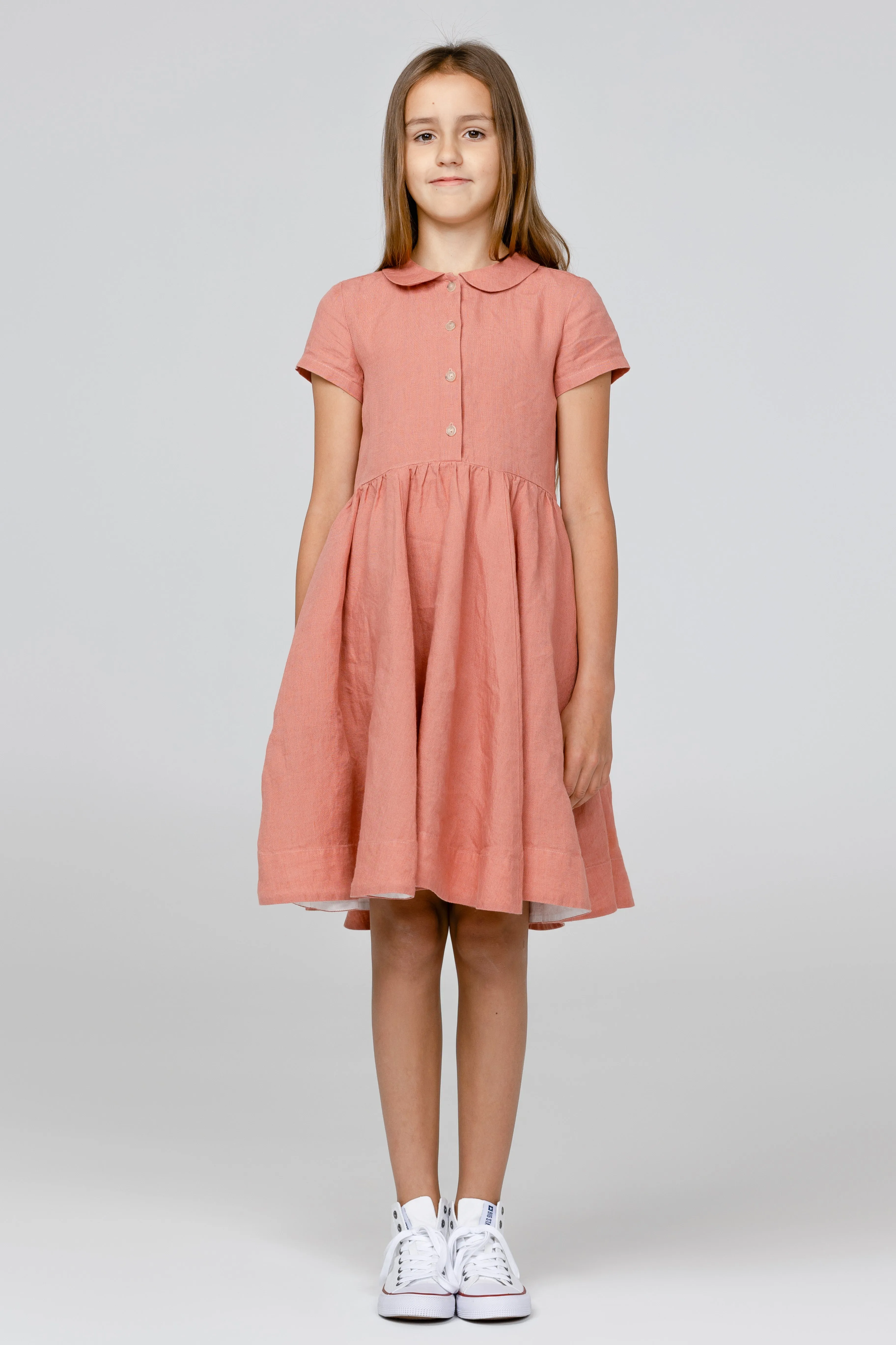 Mini Me Classic Dress, Short Sleeve sold by Son de Flor product image thumbnail 5