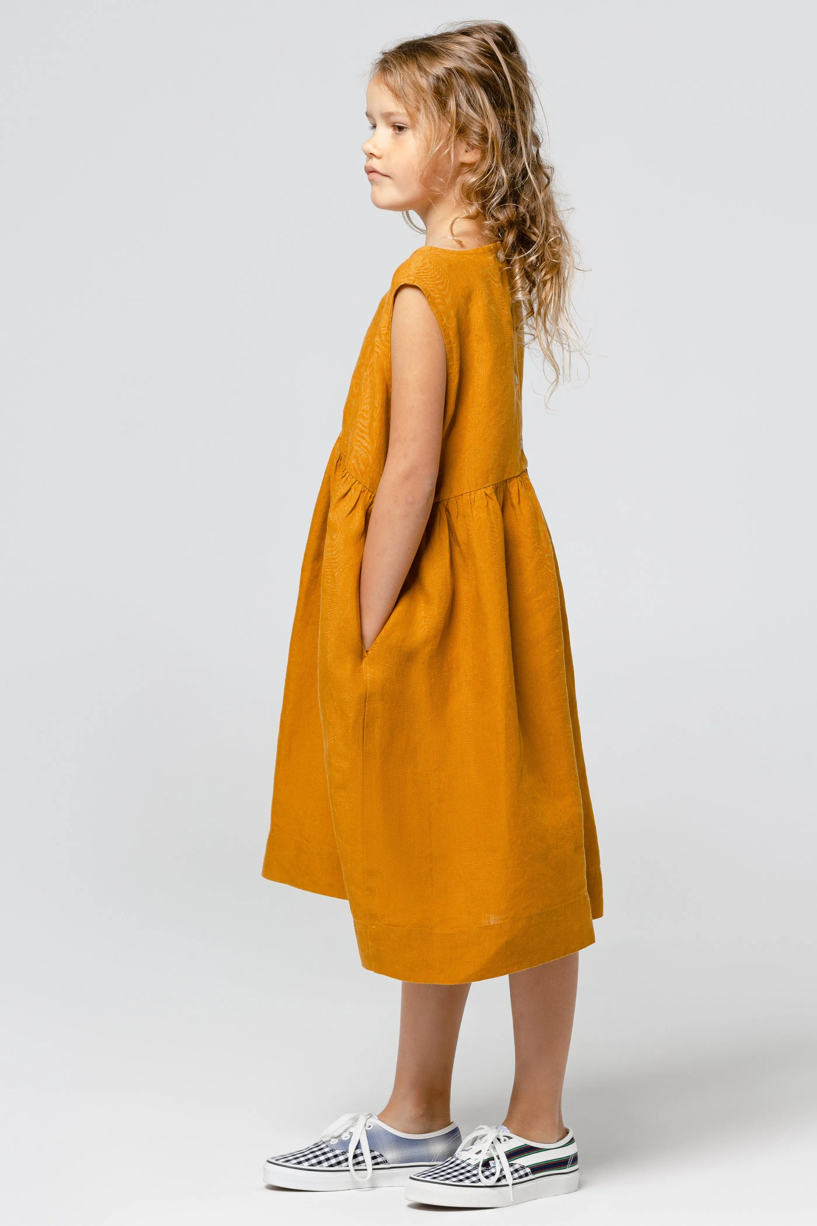 Mini Me Smock Dress, Sleeveless sold by Son de Flor product image thumbnail 4